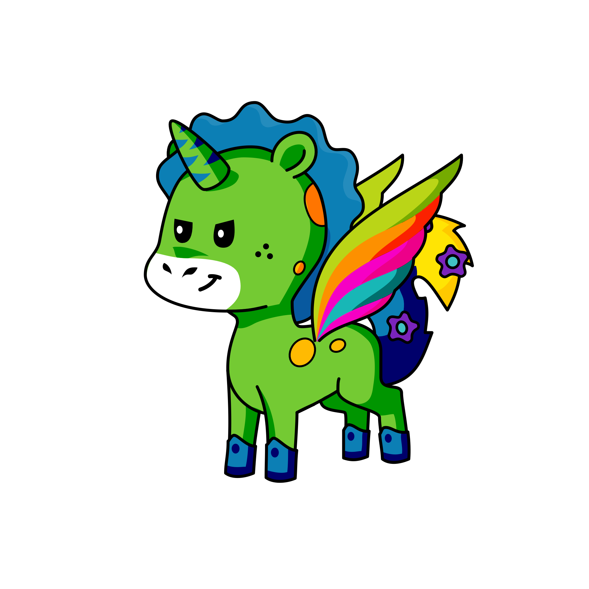 The weird weird weird weird weird unicorn, the unicorn