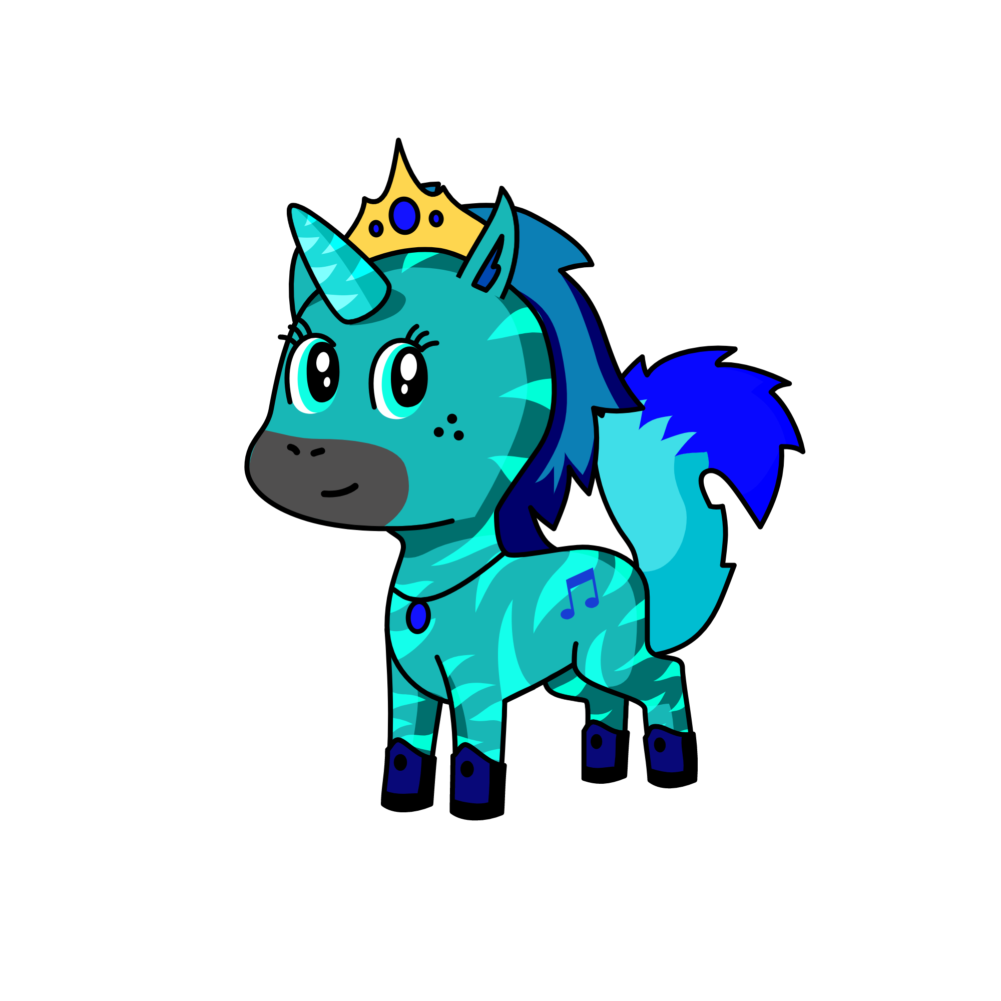 Midnight, the unicorn