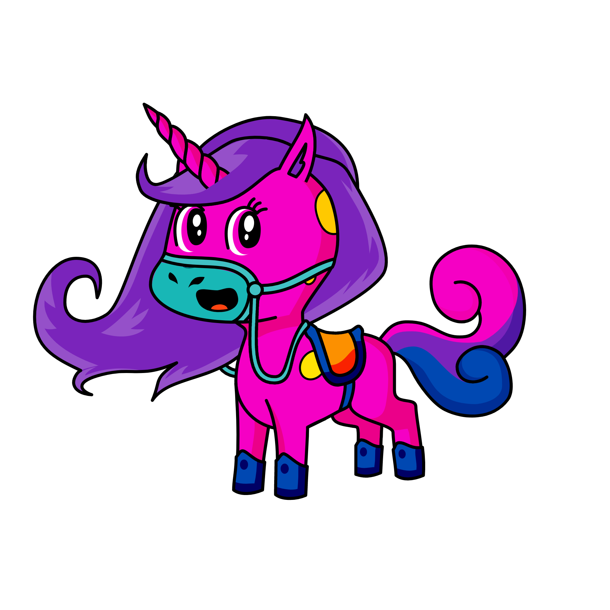"I dident do itacorn", the unicorn