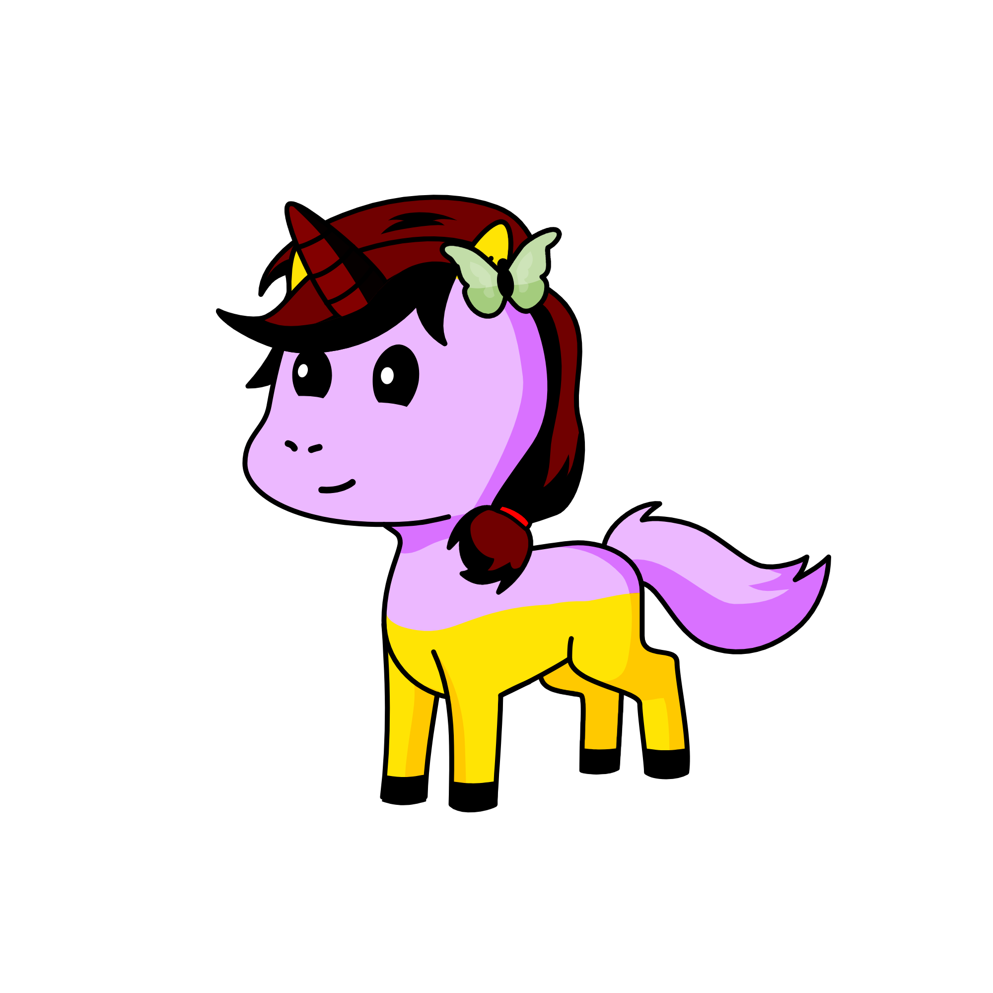 nora, my classmate. she atcully looks like thislike , the unicorn