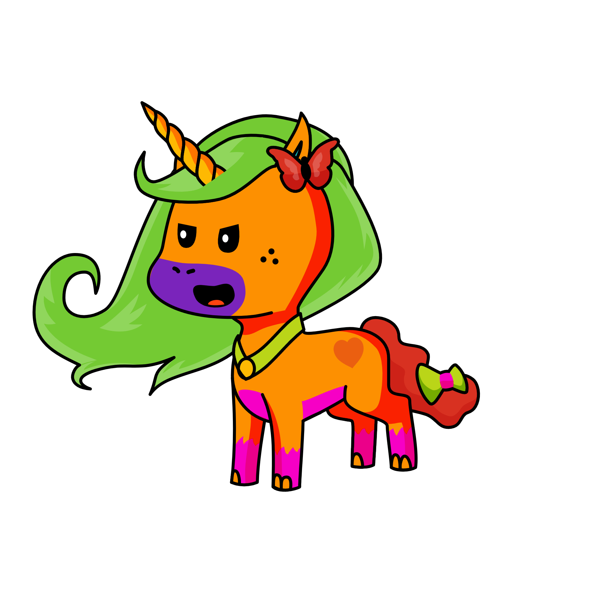 RAINBOW, the unicorn