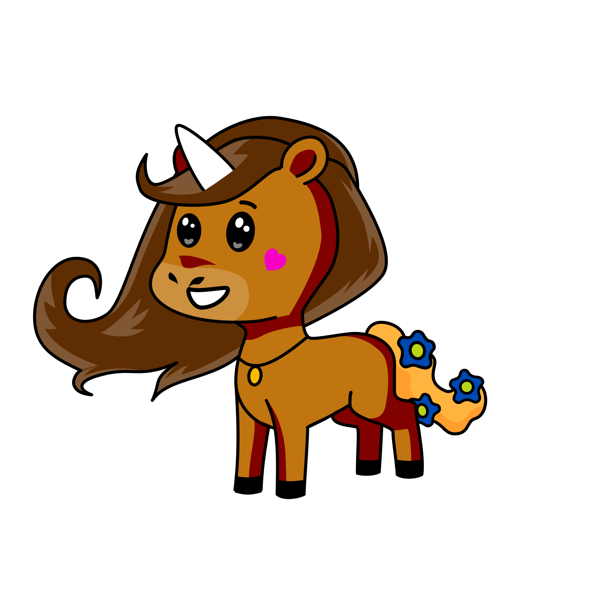 Lie, the unicorn