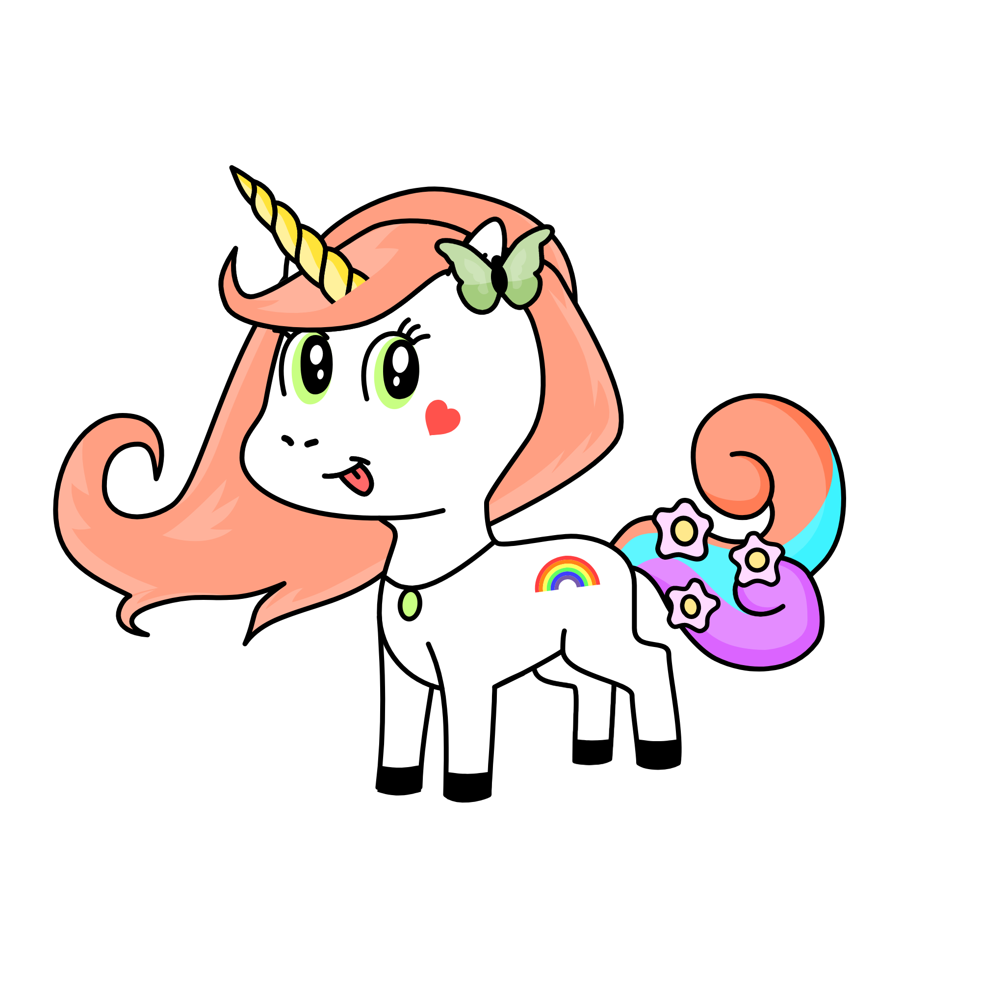 Princess Pinky, the unicorn
