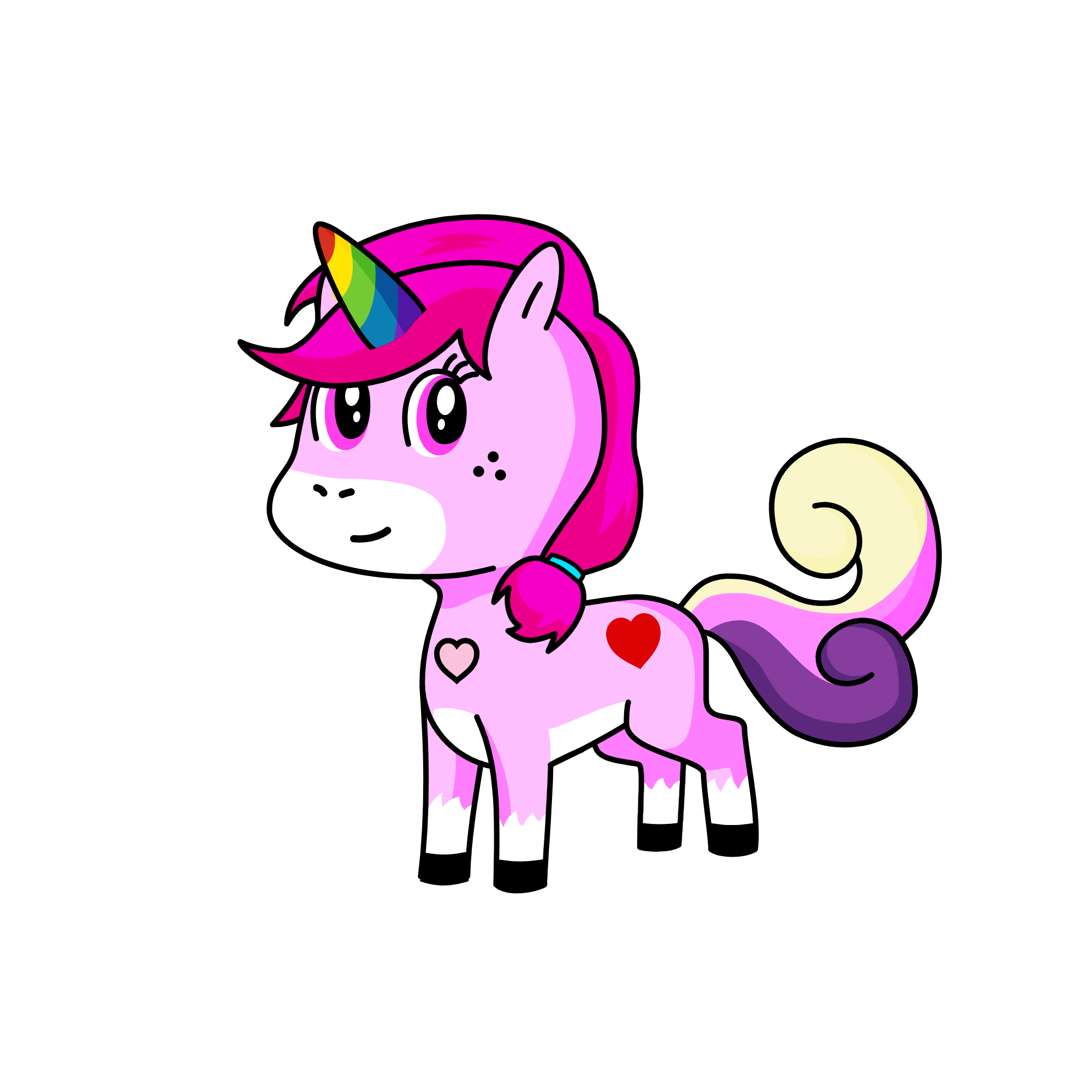 Glitter , the unicorn