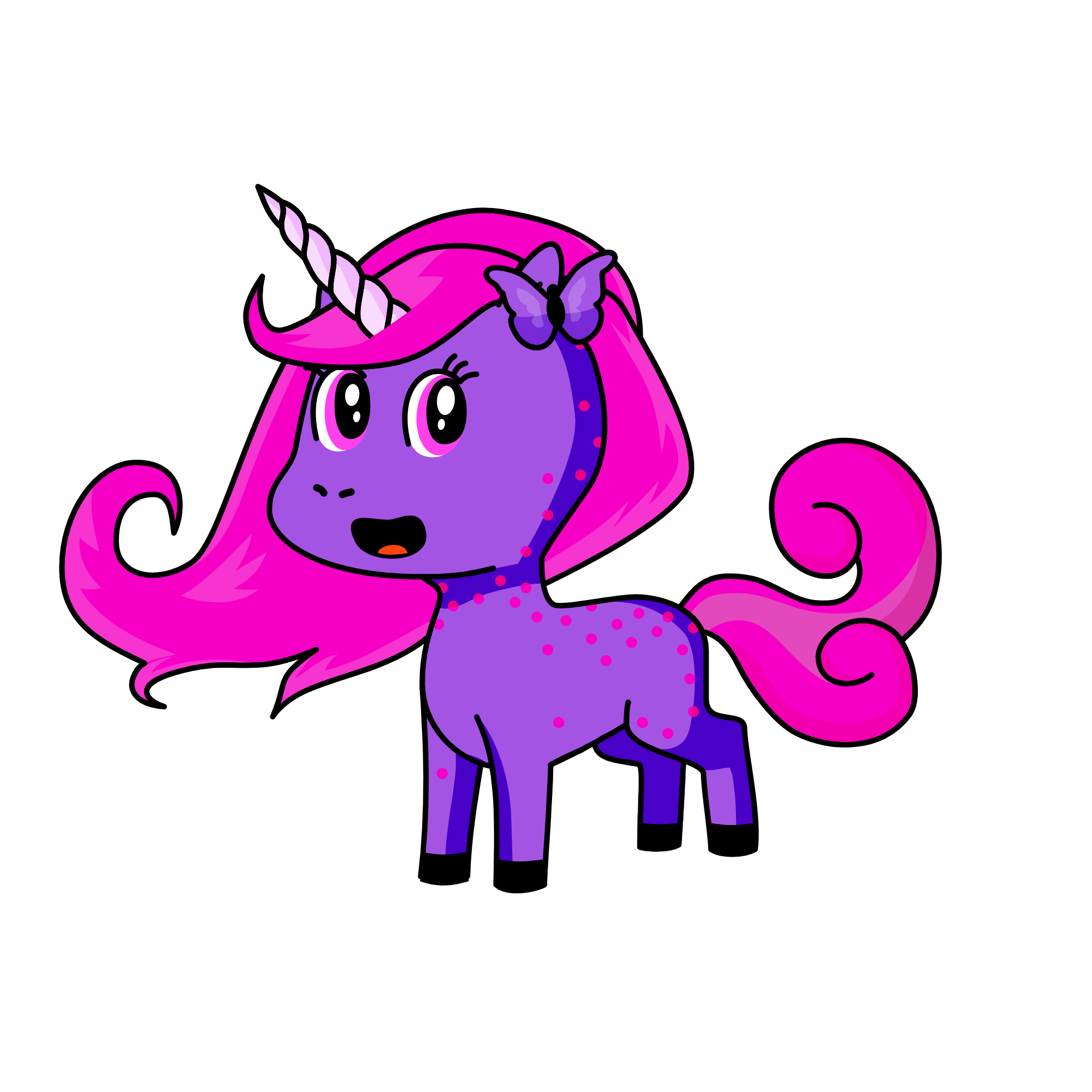 Η χιόνια, the unicorn