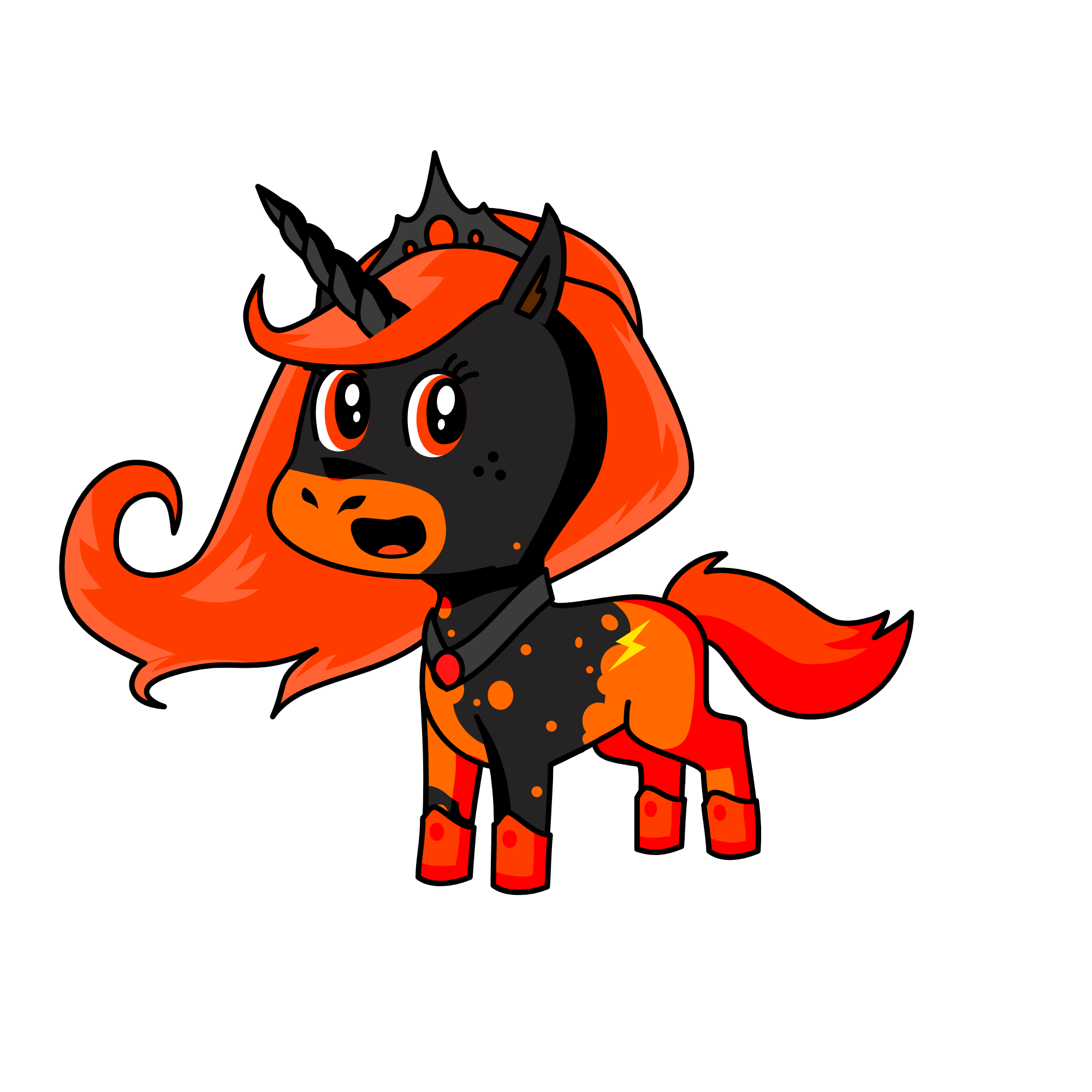 Flamey, the unicorn
