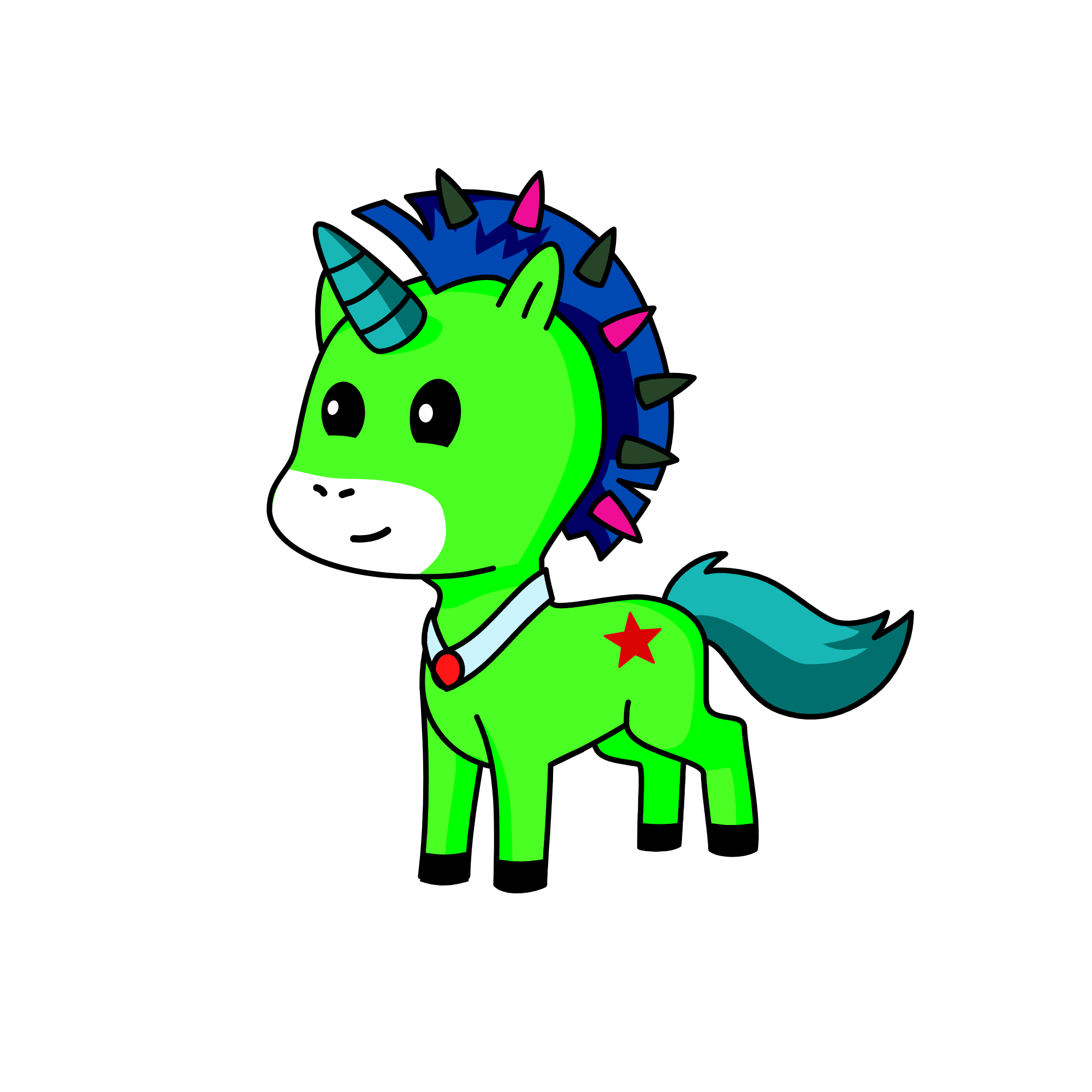 Rock And Roll Guy, the unicorn
