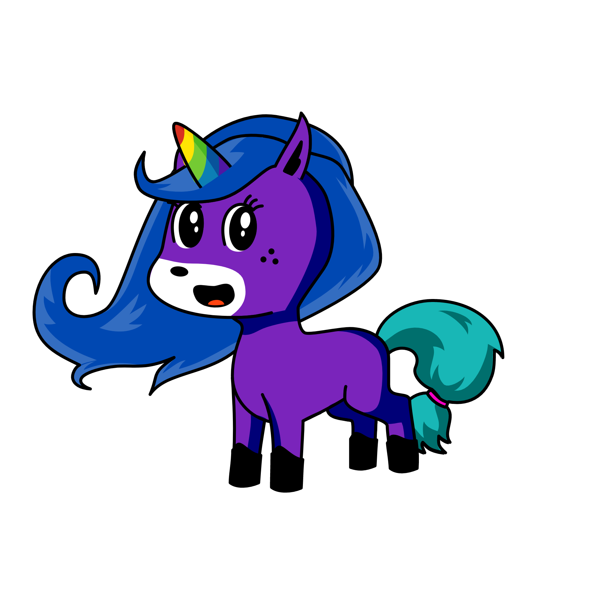 the gay lovey, the unicorn