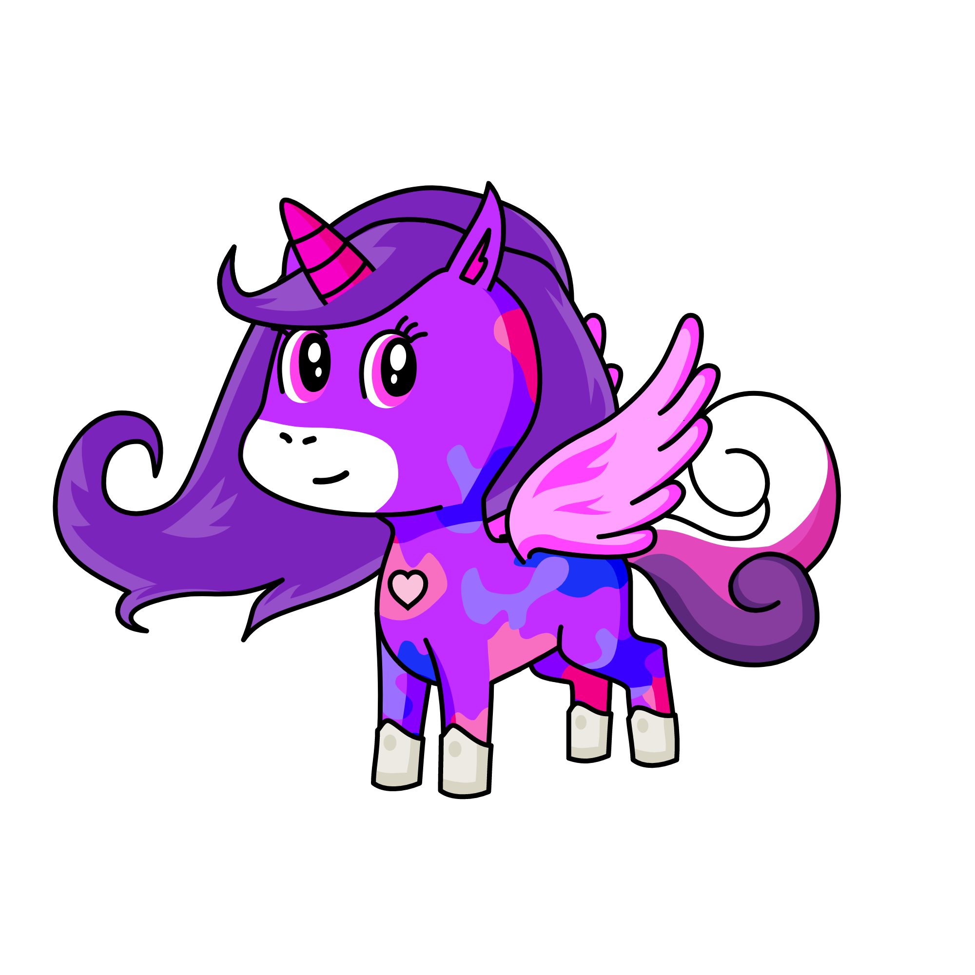 purly, the unicorn