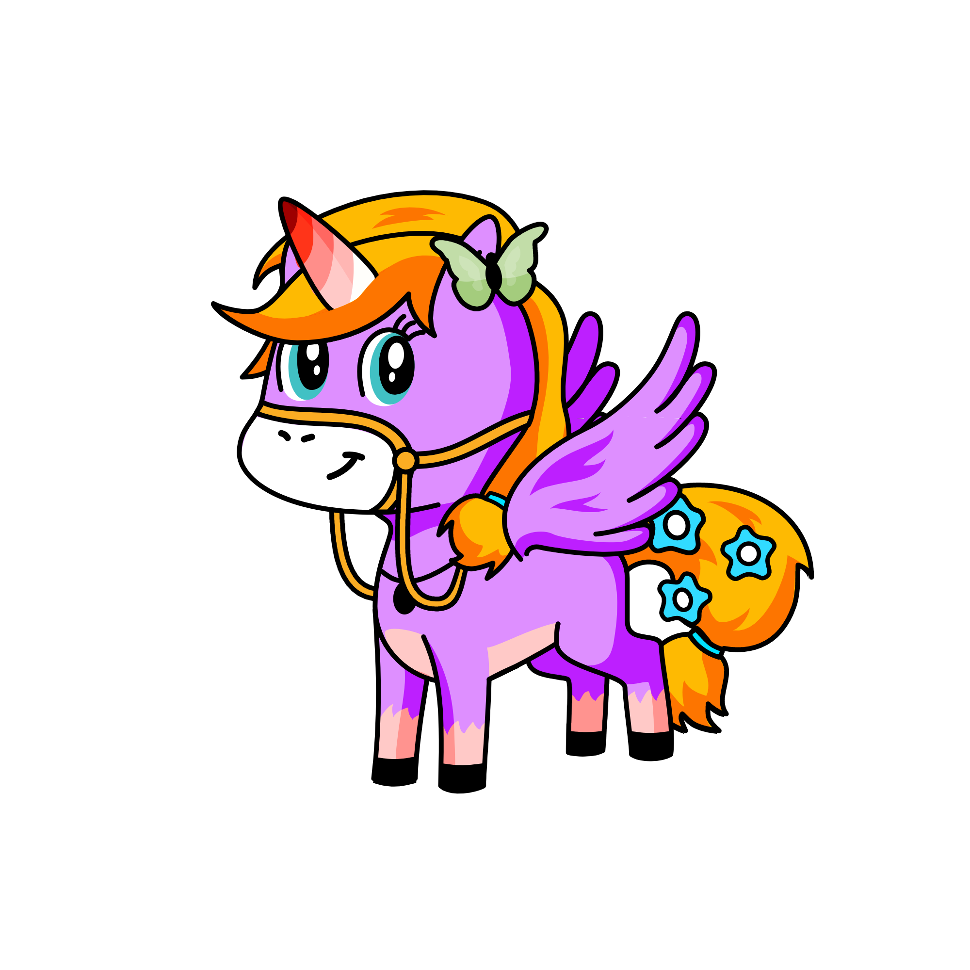 Winter, the unicorn
