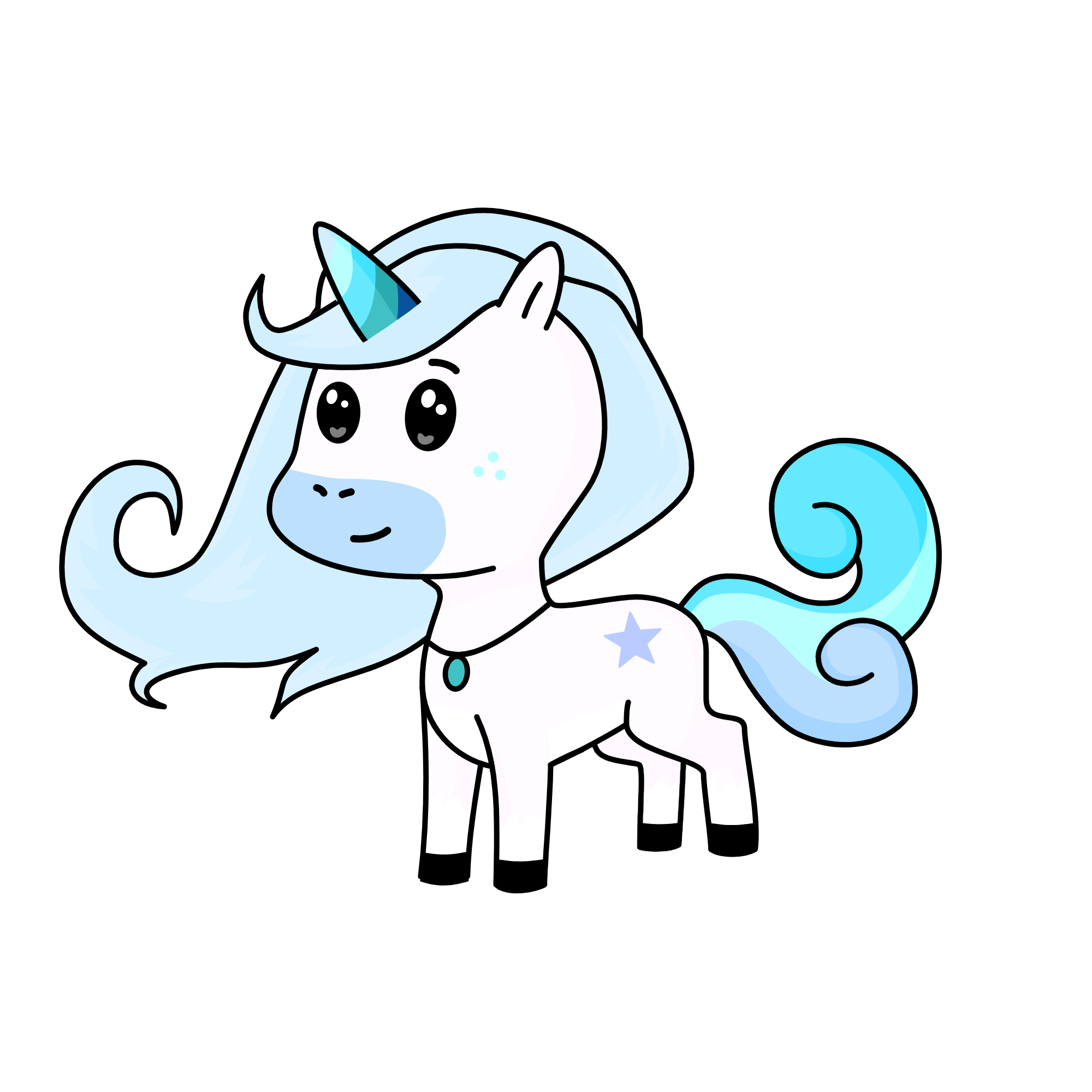Snowy, the unicorn
