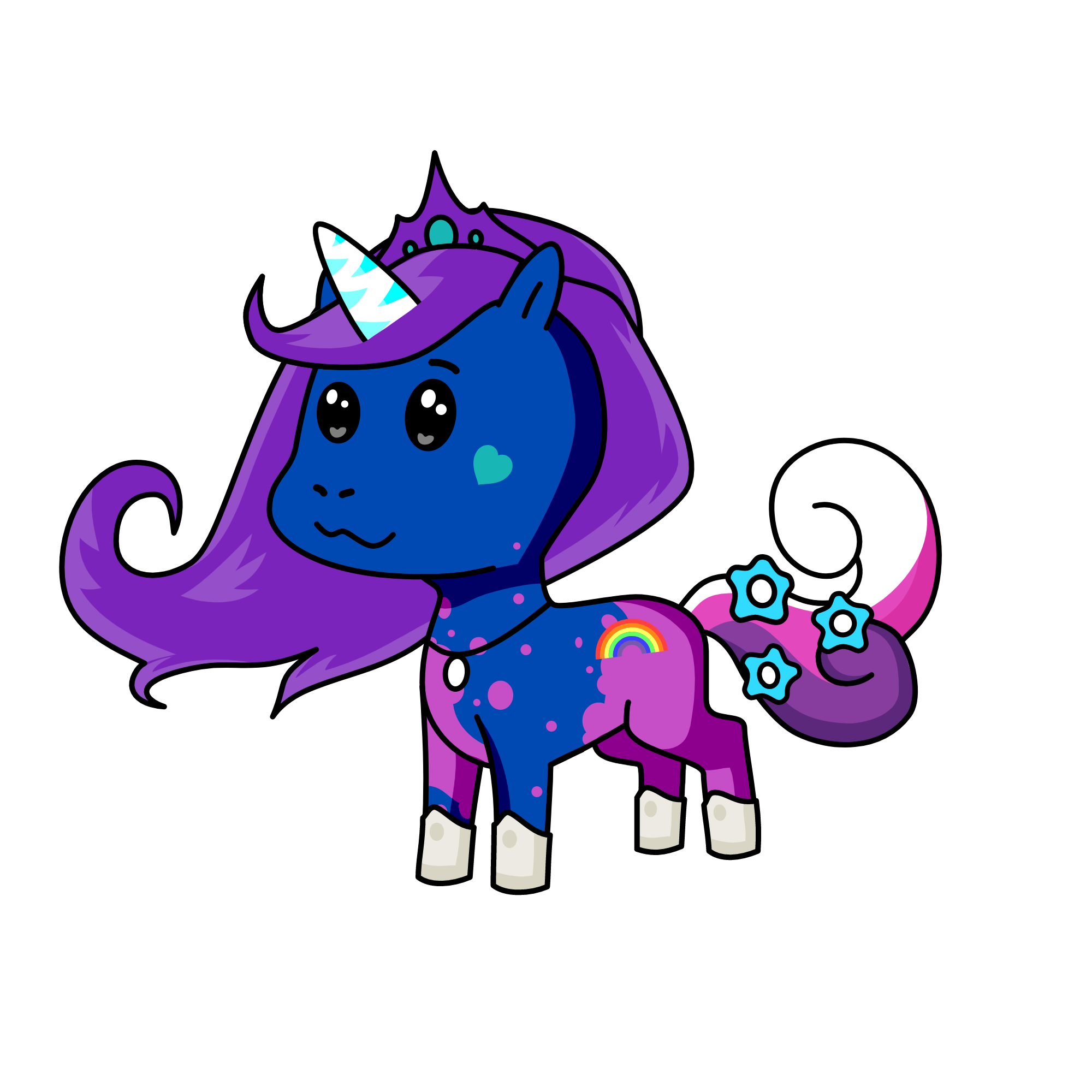 Moon, the unicorn