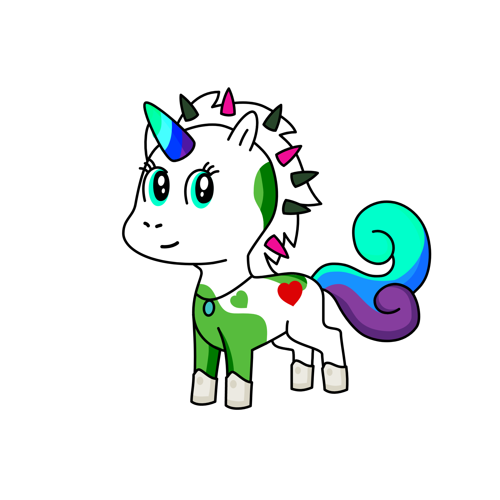 Emily, the unicorn