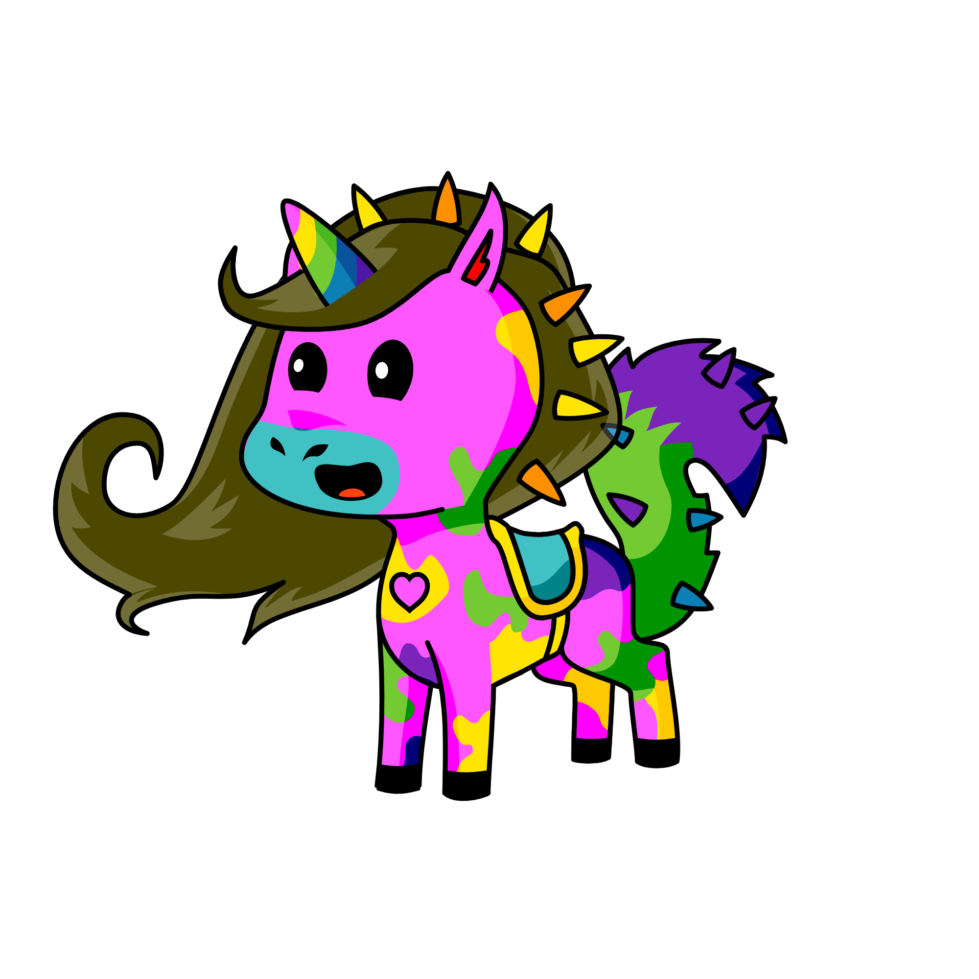 little puff, the unicorn