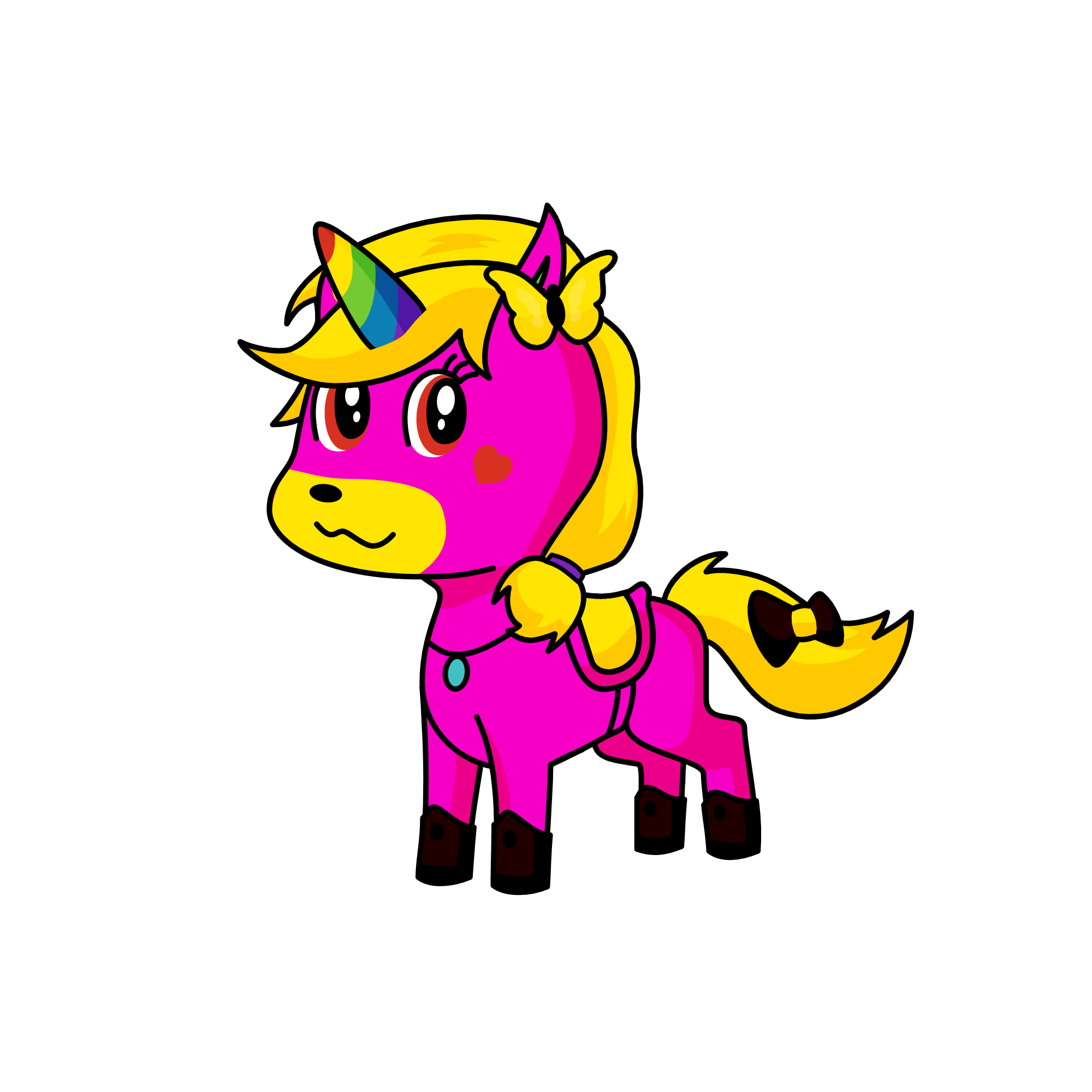 the lovey yayuijg, the unicorn