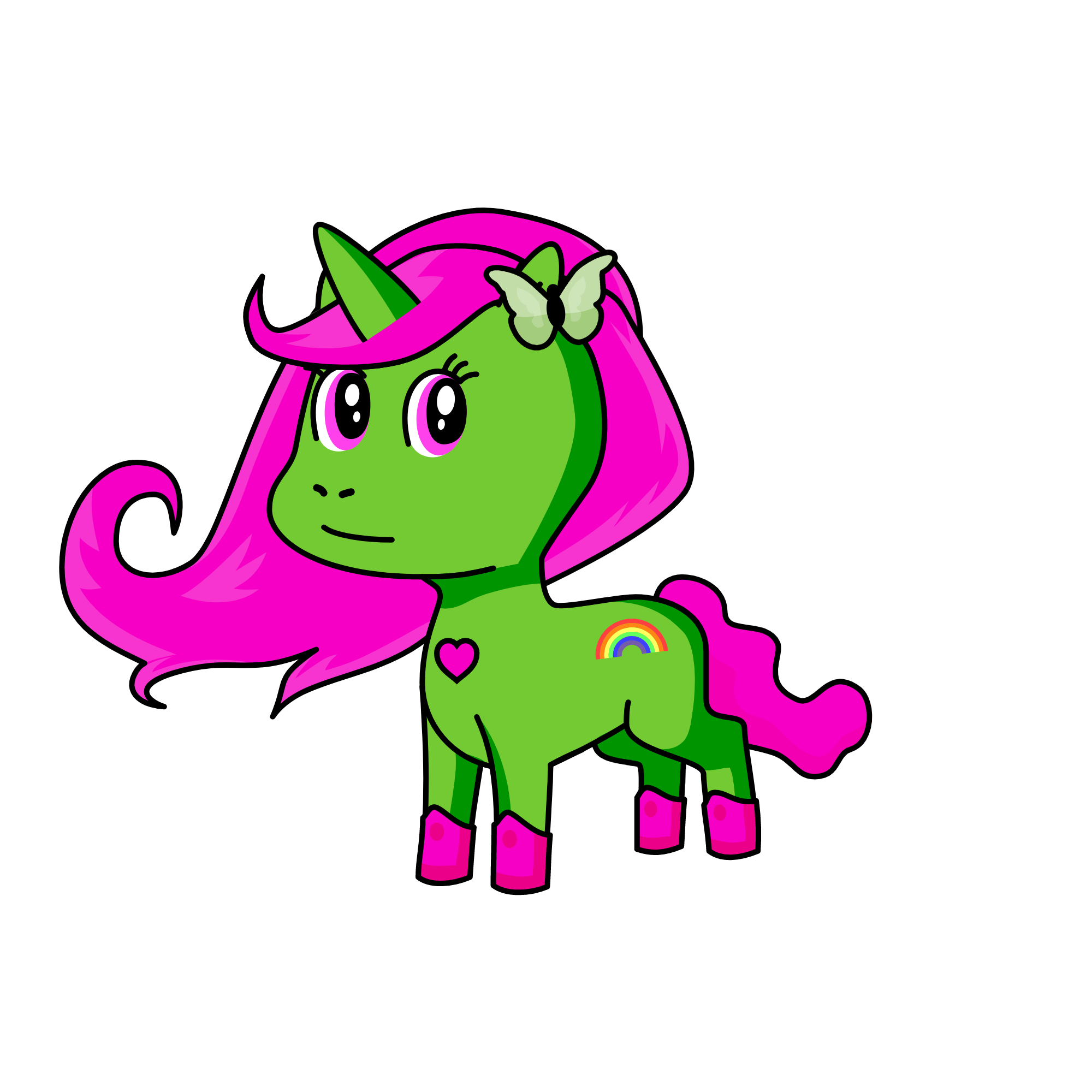 Zoey, the unicorn