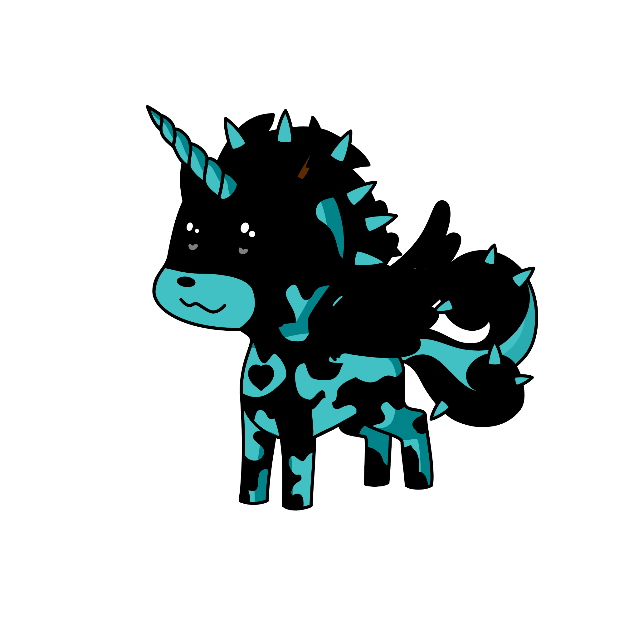 A friend, the unicorn