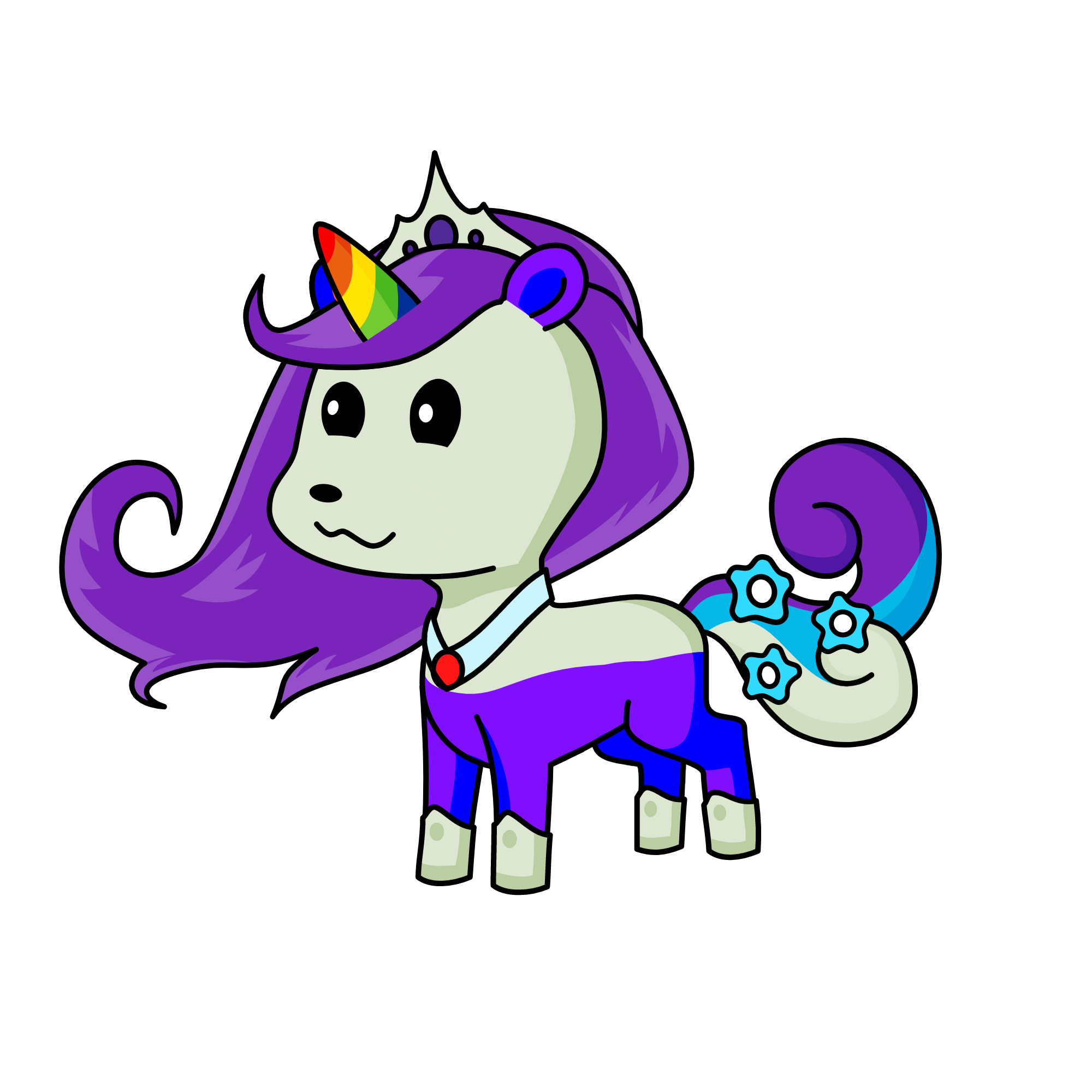 hafe me hafe you, the unicorn