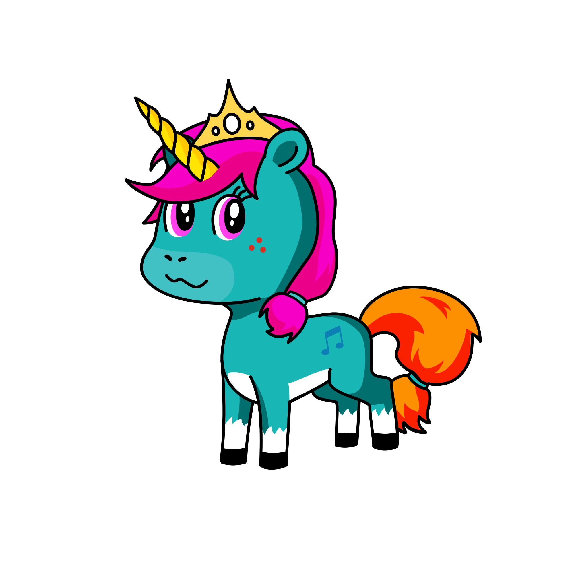 Lovely, the unicorn