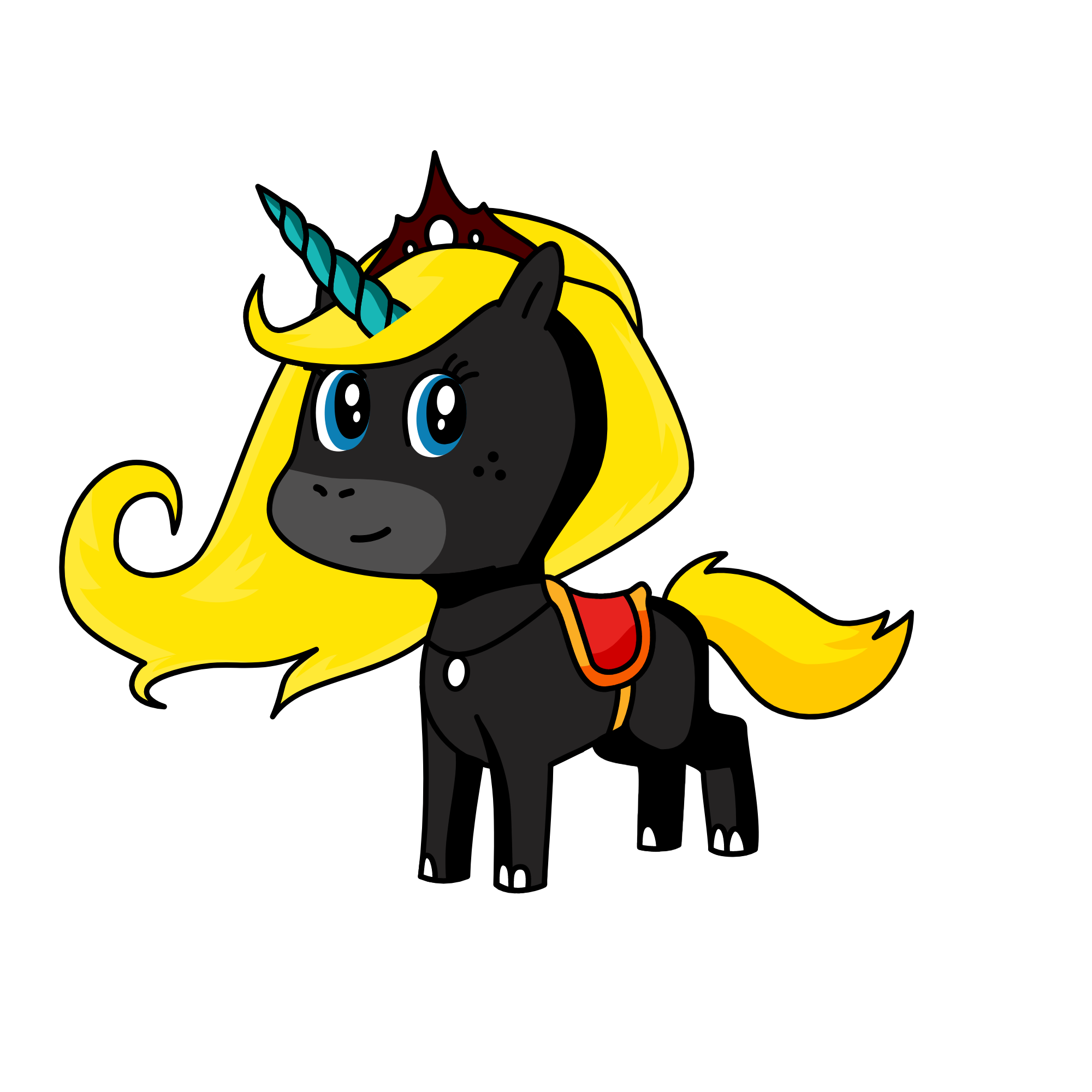 Queen Bee, the unicorn