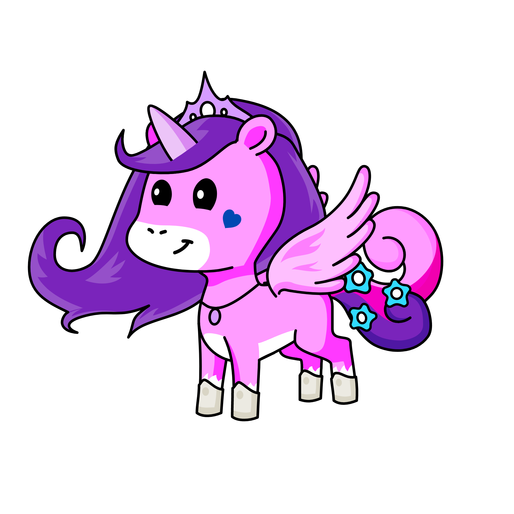 Lovely Pink, the unicorn