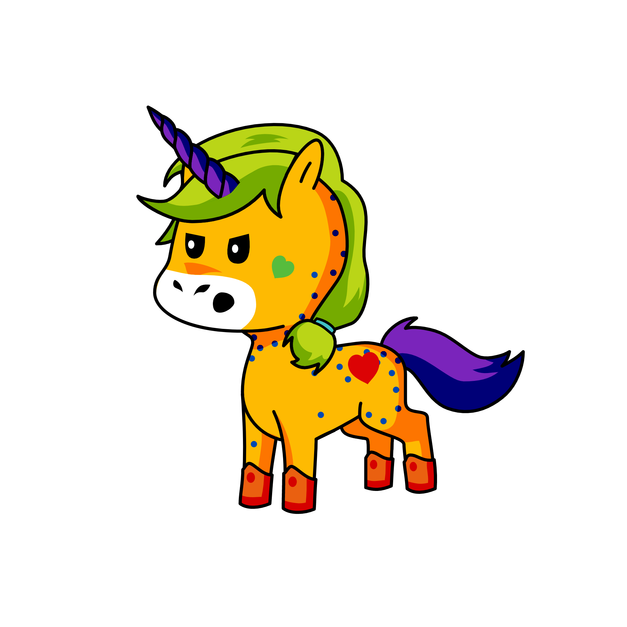 saly, the unicorn