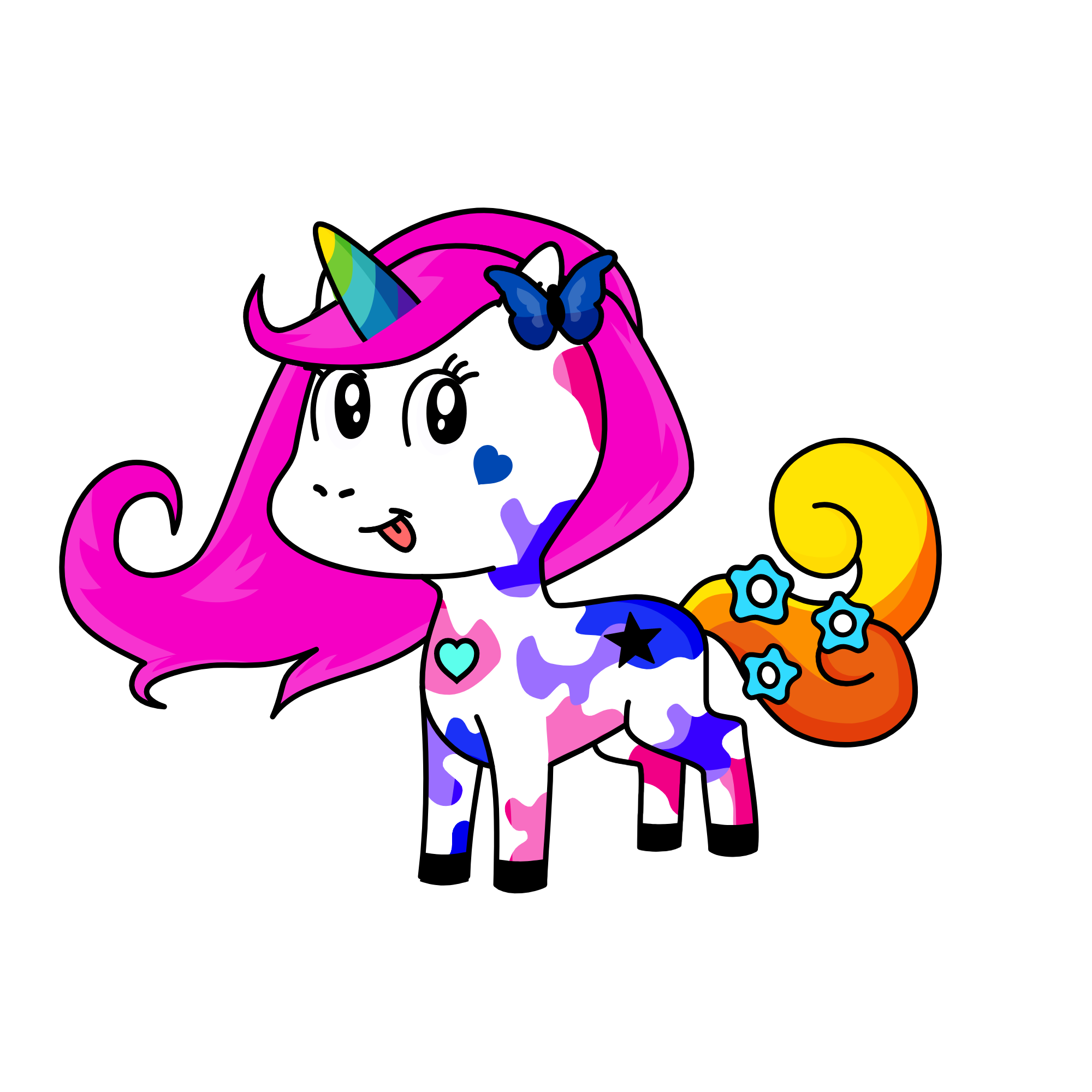 pinky, the unicorn
