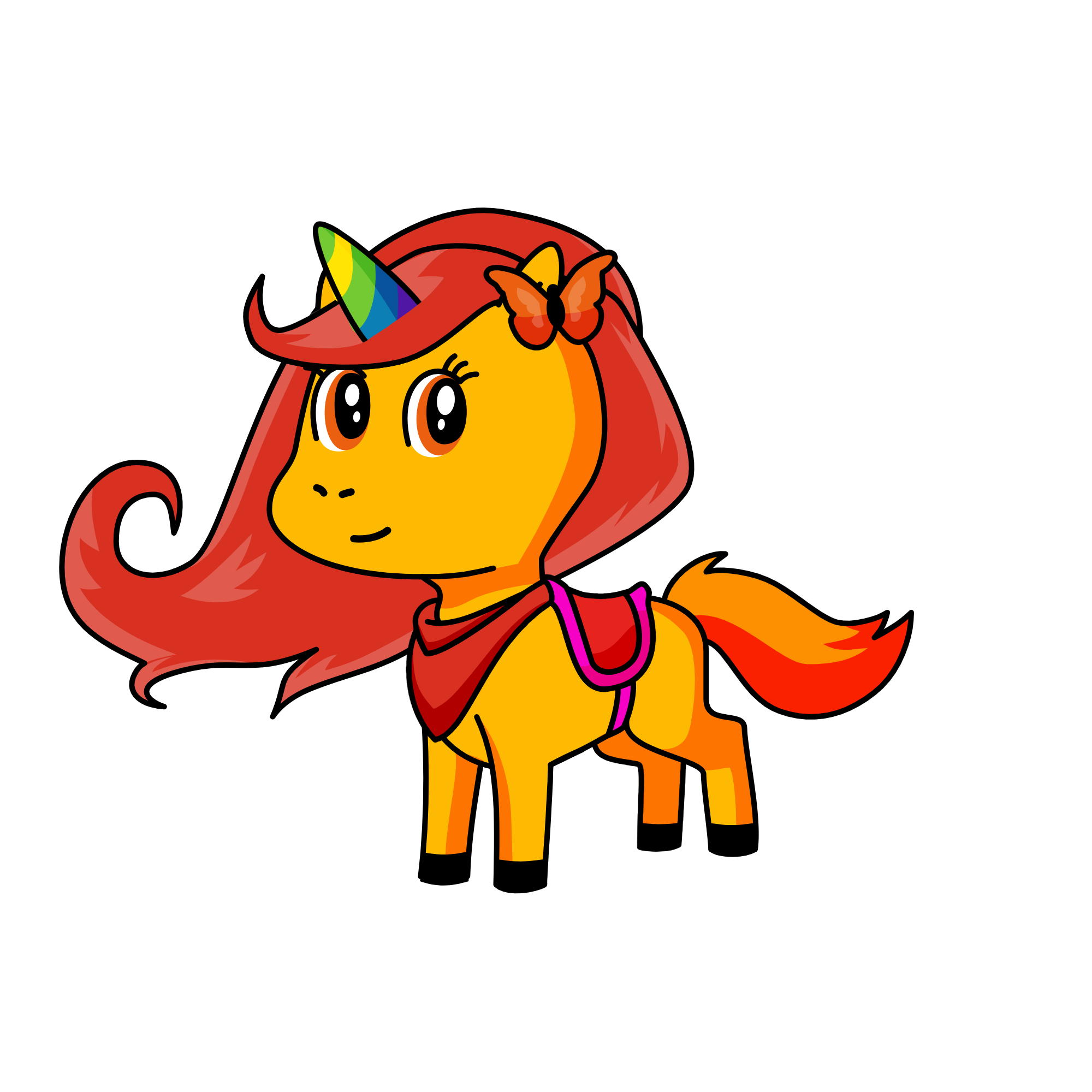 IZZY, the unicorn