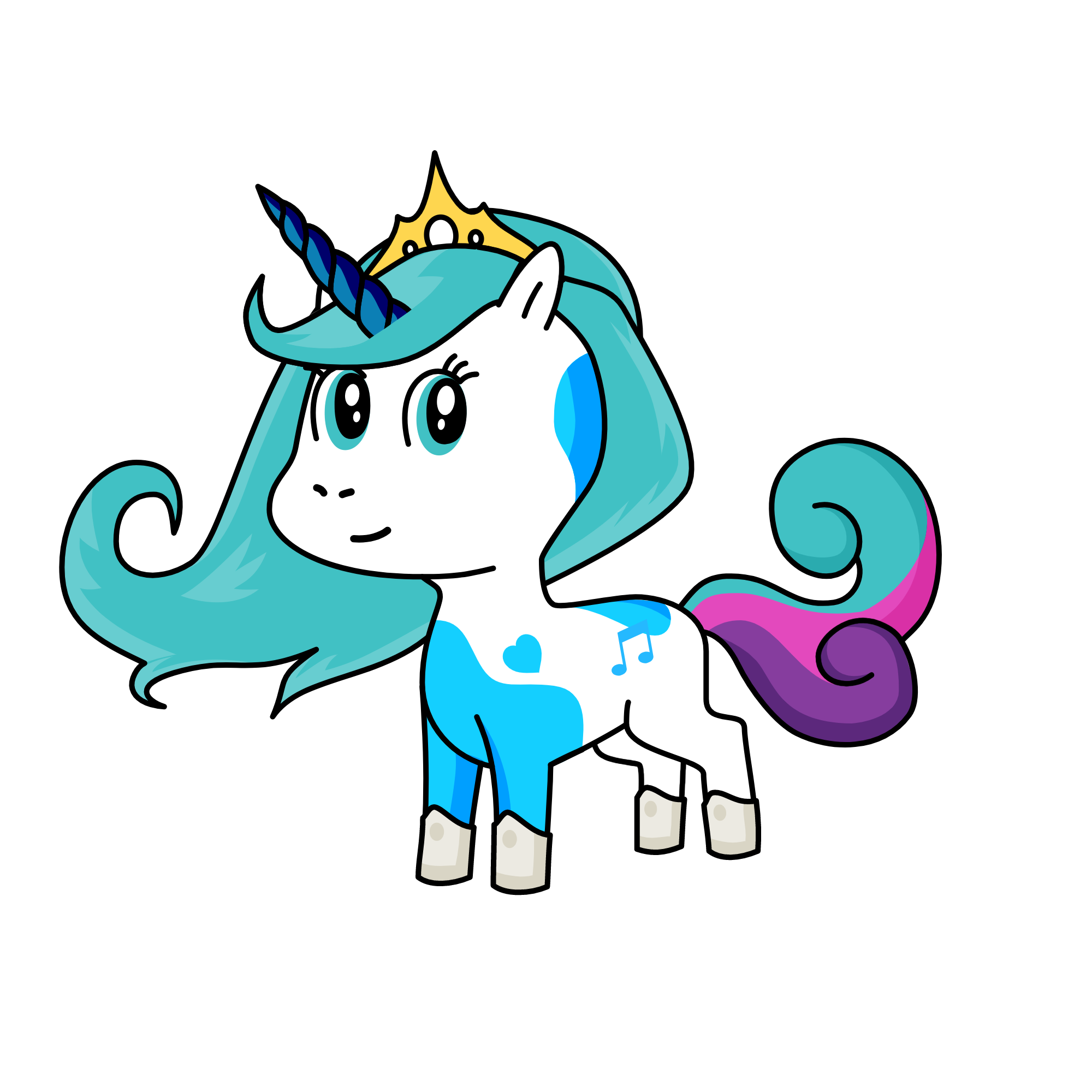 snow queen, the unicorn