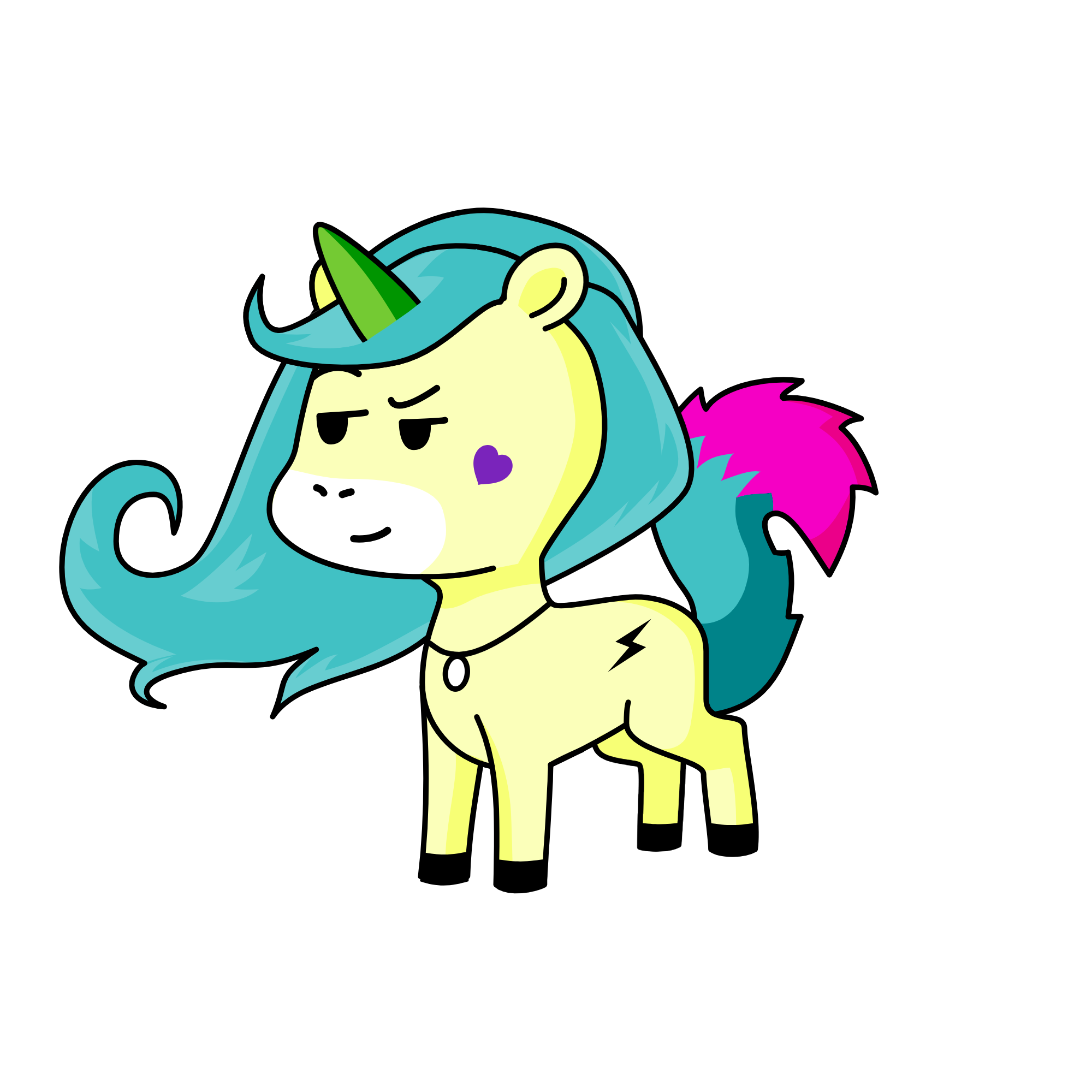 DASHY, the unicorn