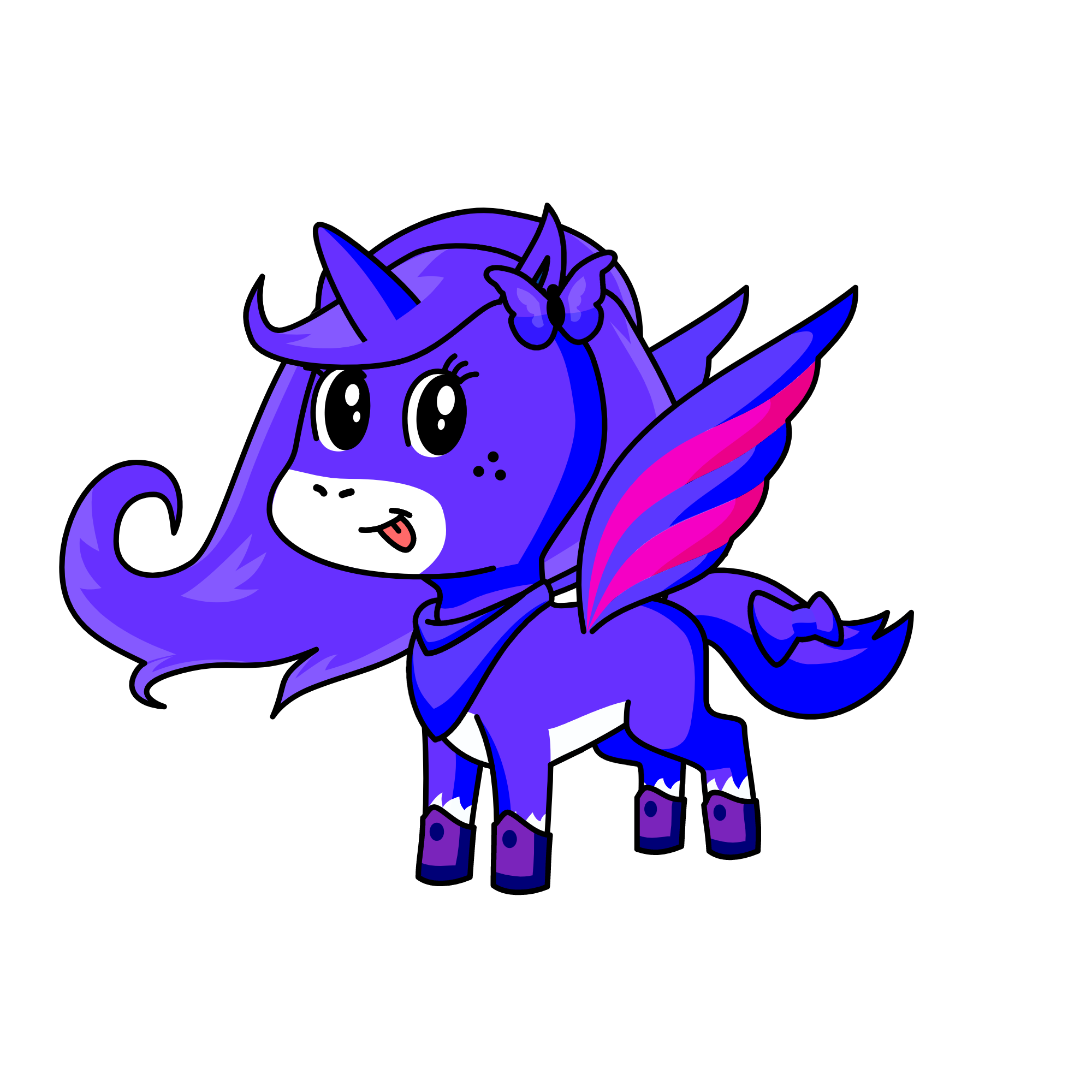 GECELERİN PRENSESİ, the unicorn