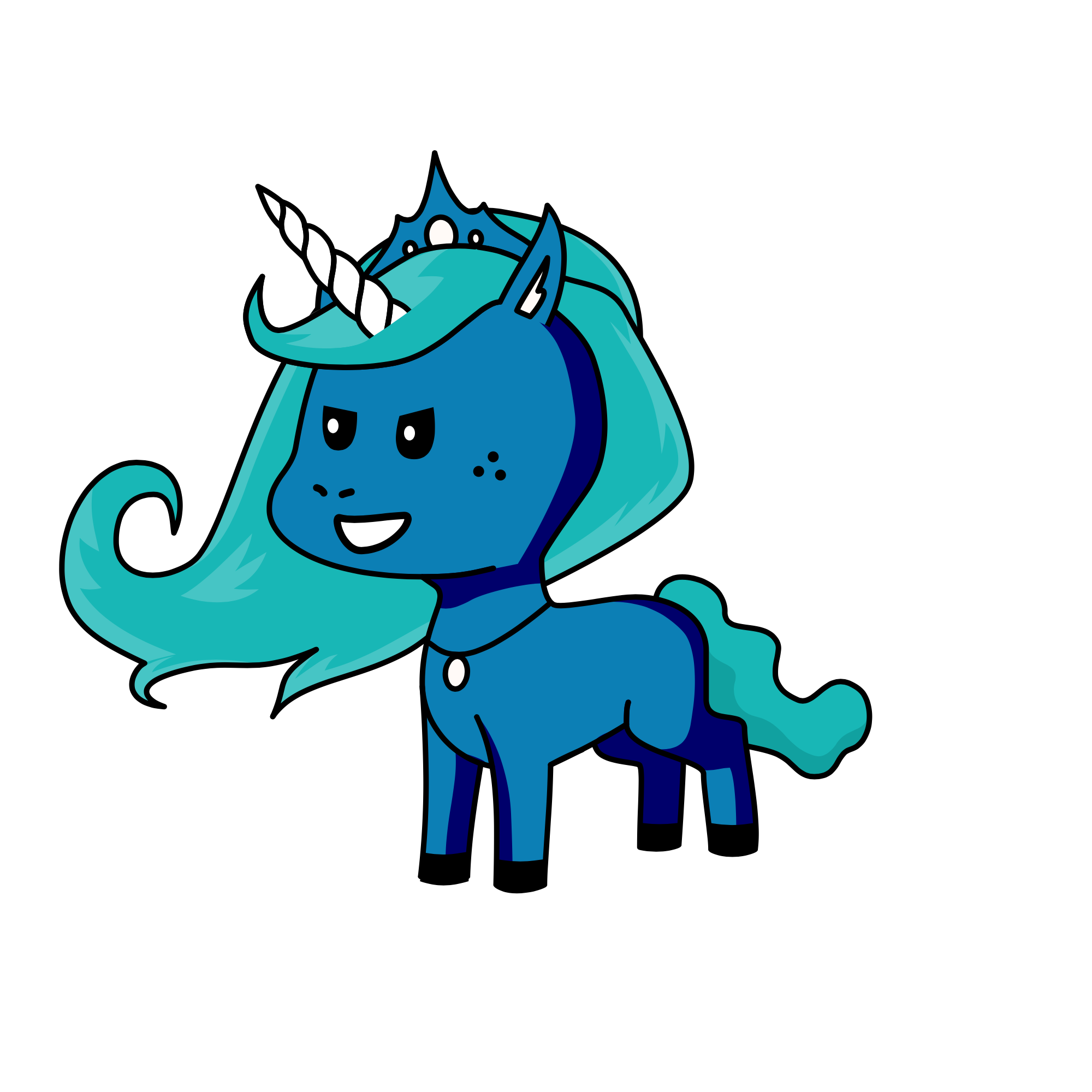 Icy, the unicorn
