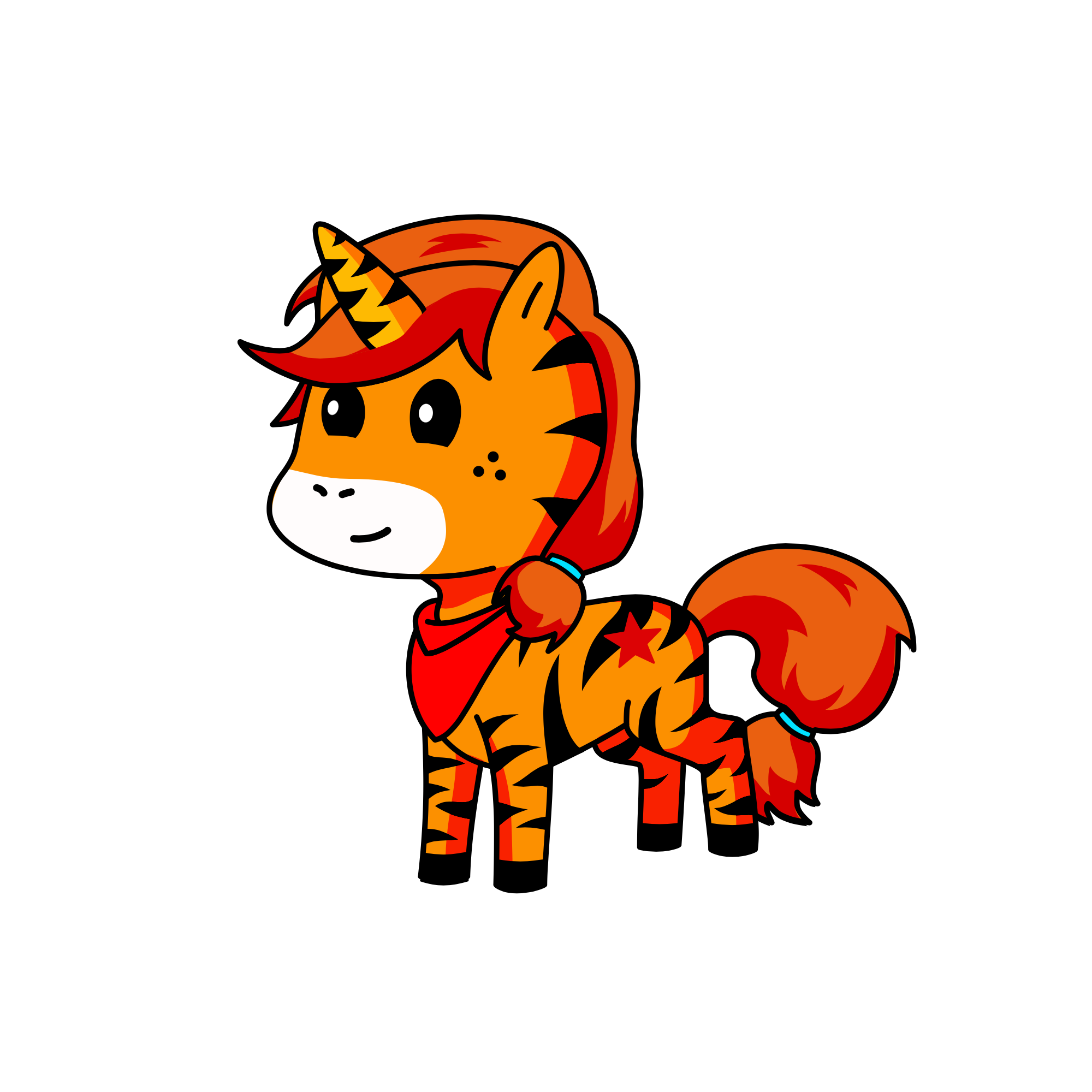 Tiger, the unicorn