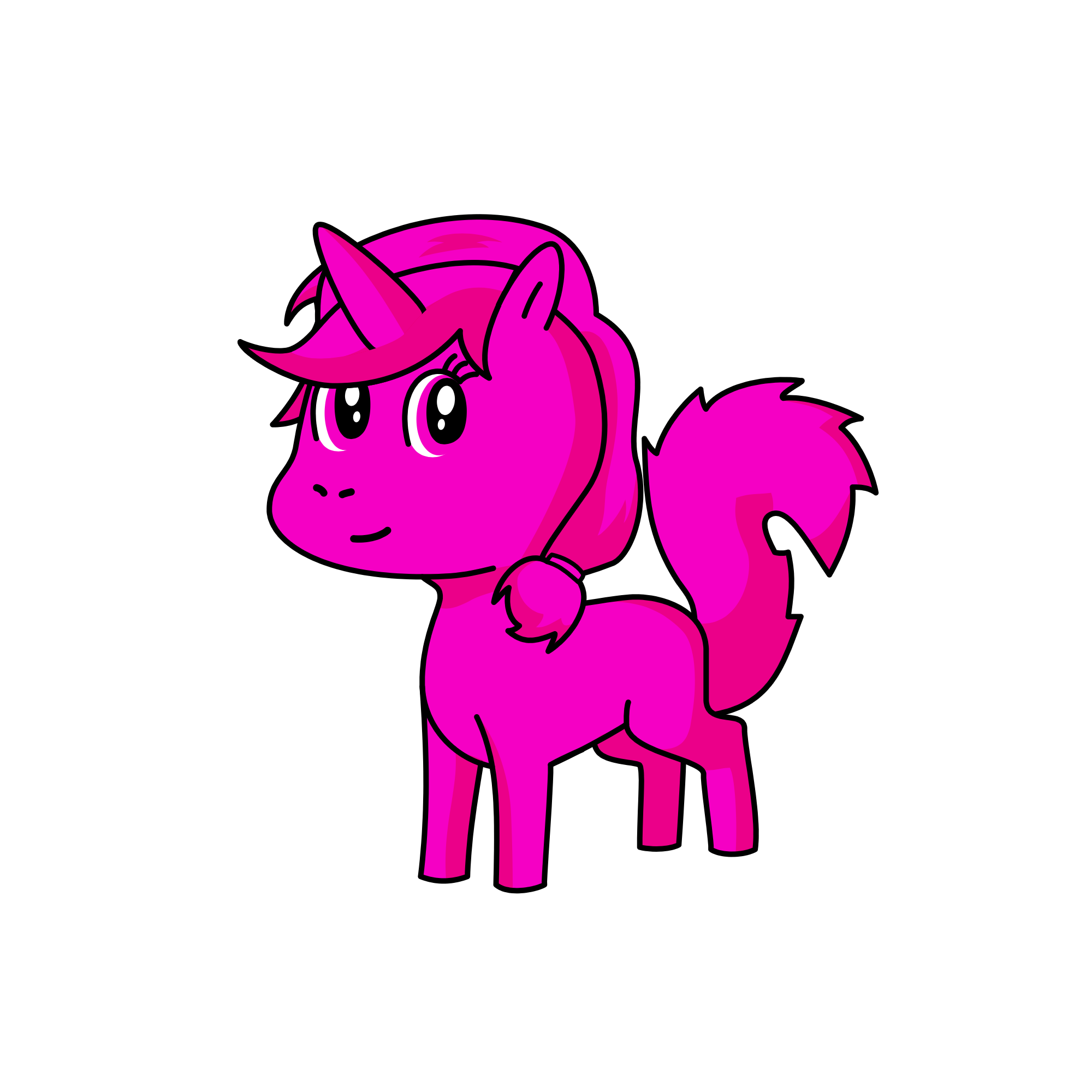 Ellie pink, the unicorn