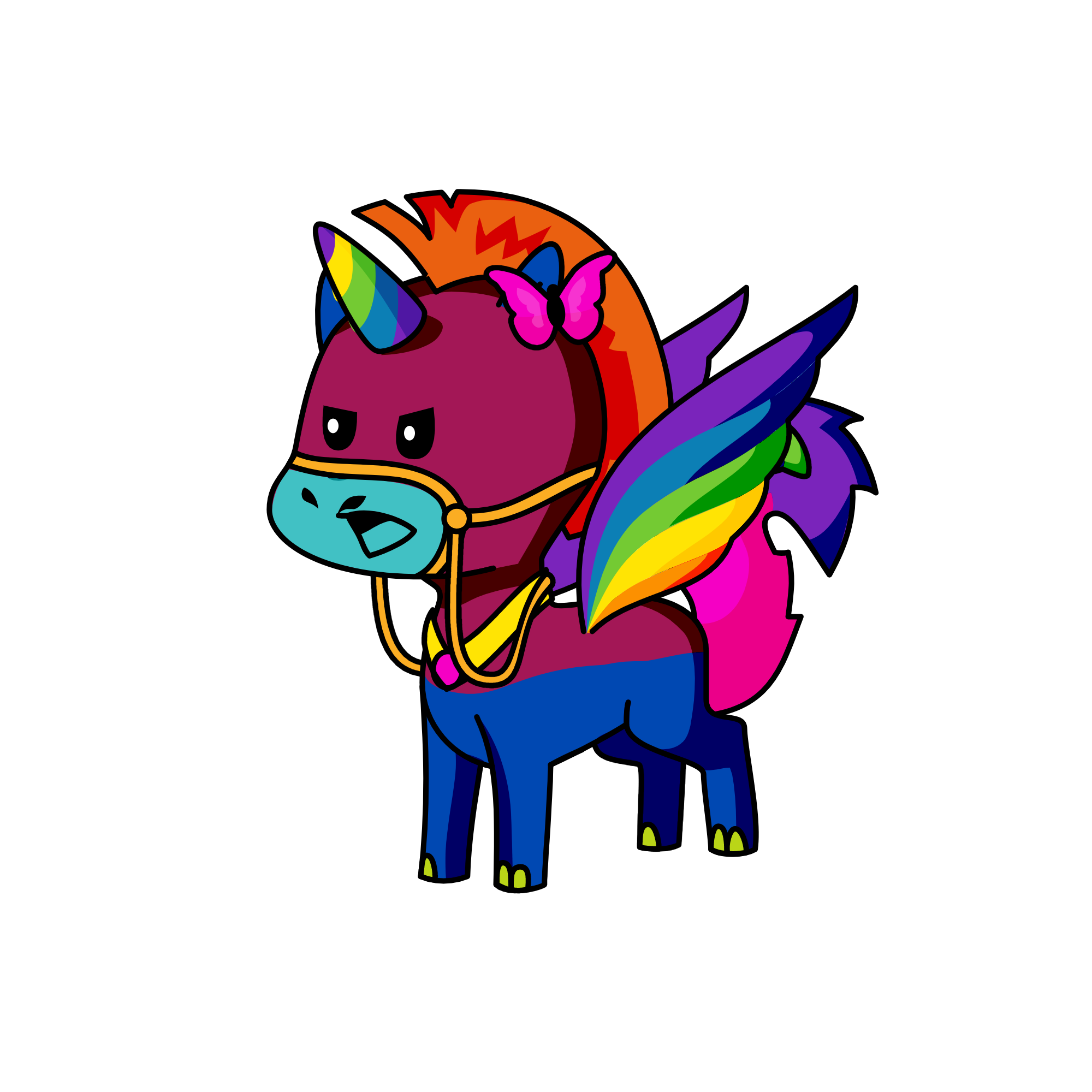 Hjsaksdje, the unicorn