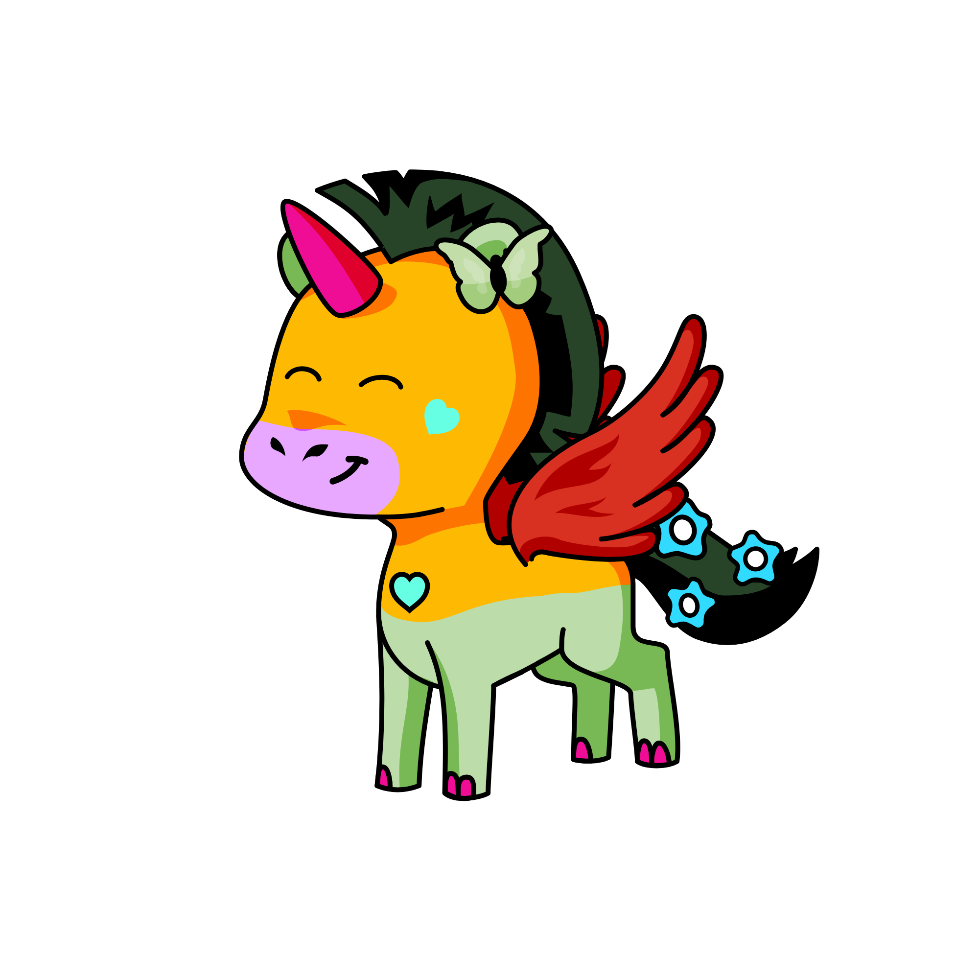 Love, the unicorn