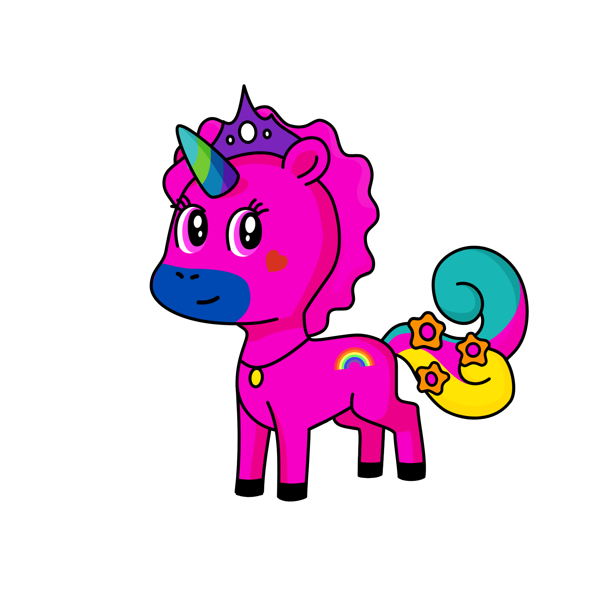CUPCAKE, the unicorn