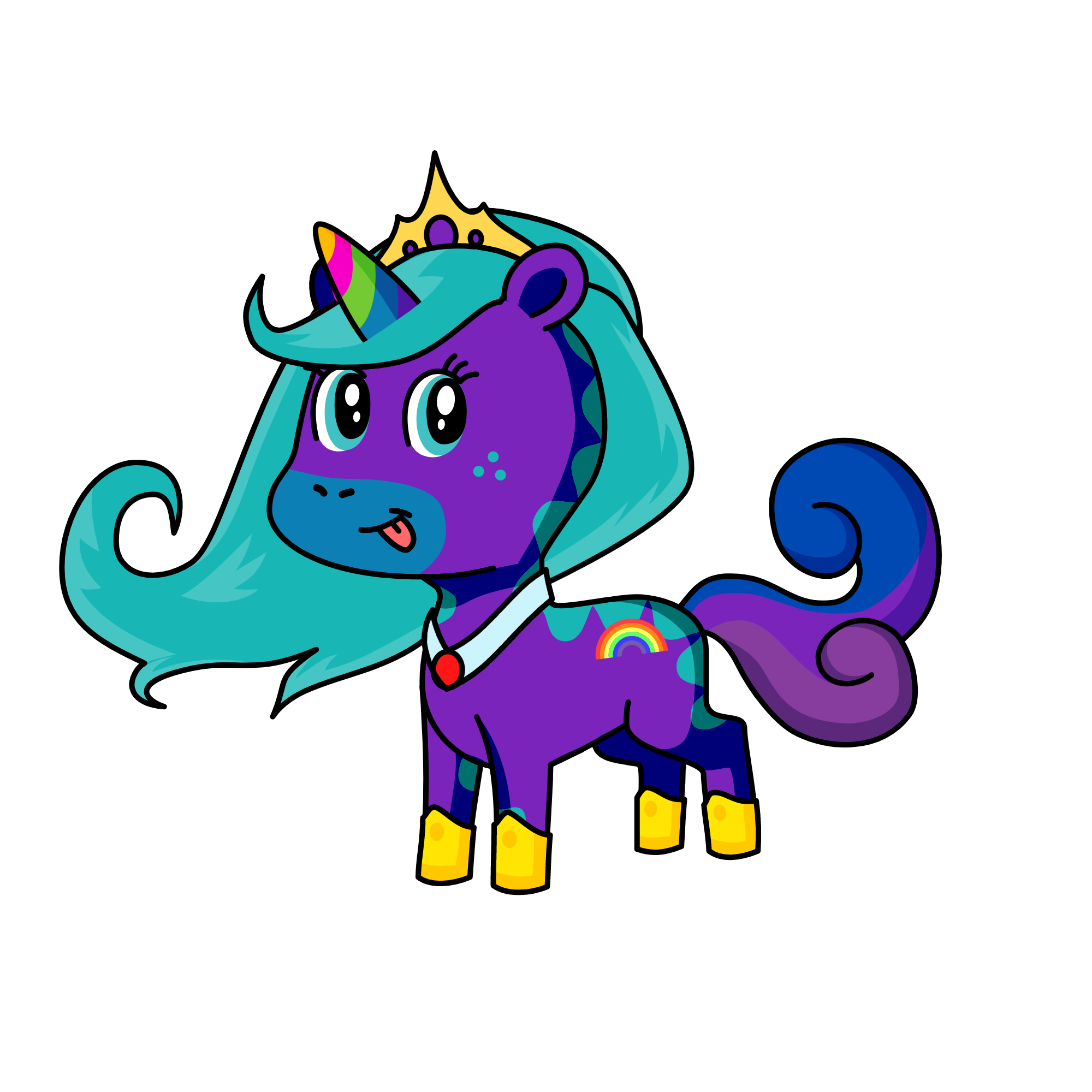 princess, the unicorn