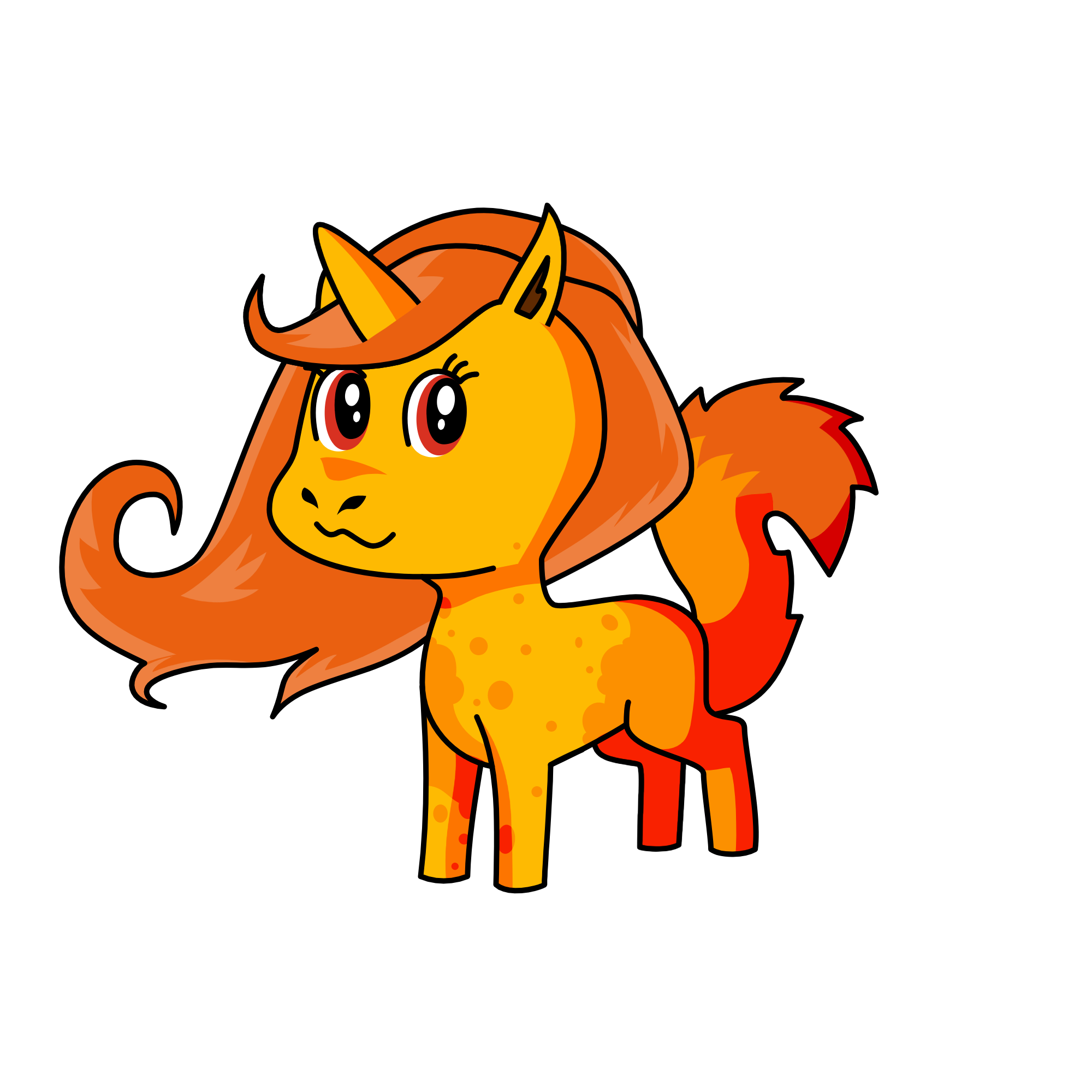 9 caudas, the unicorn