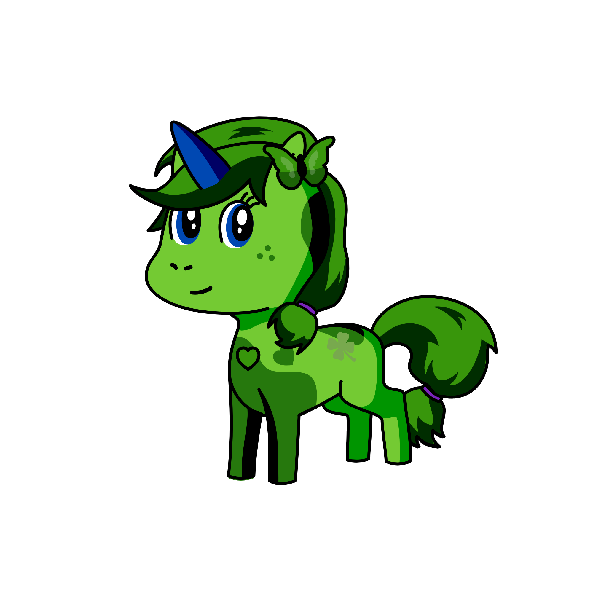 Lilly pad, the unicorn
