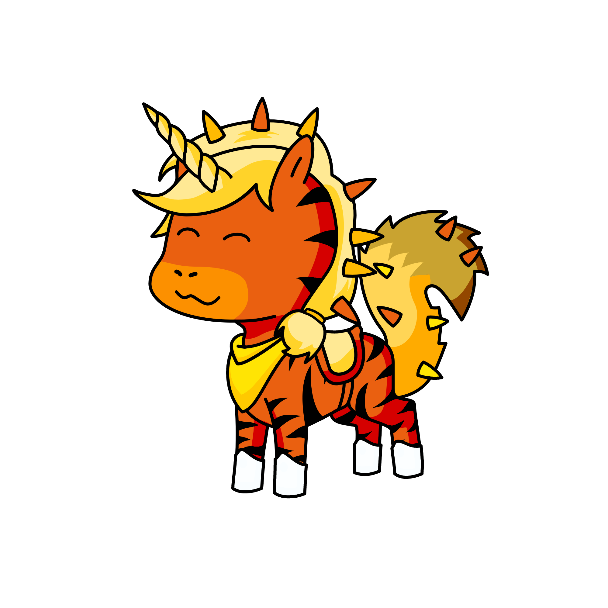 Tigercorn, the unicorn