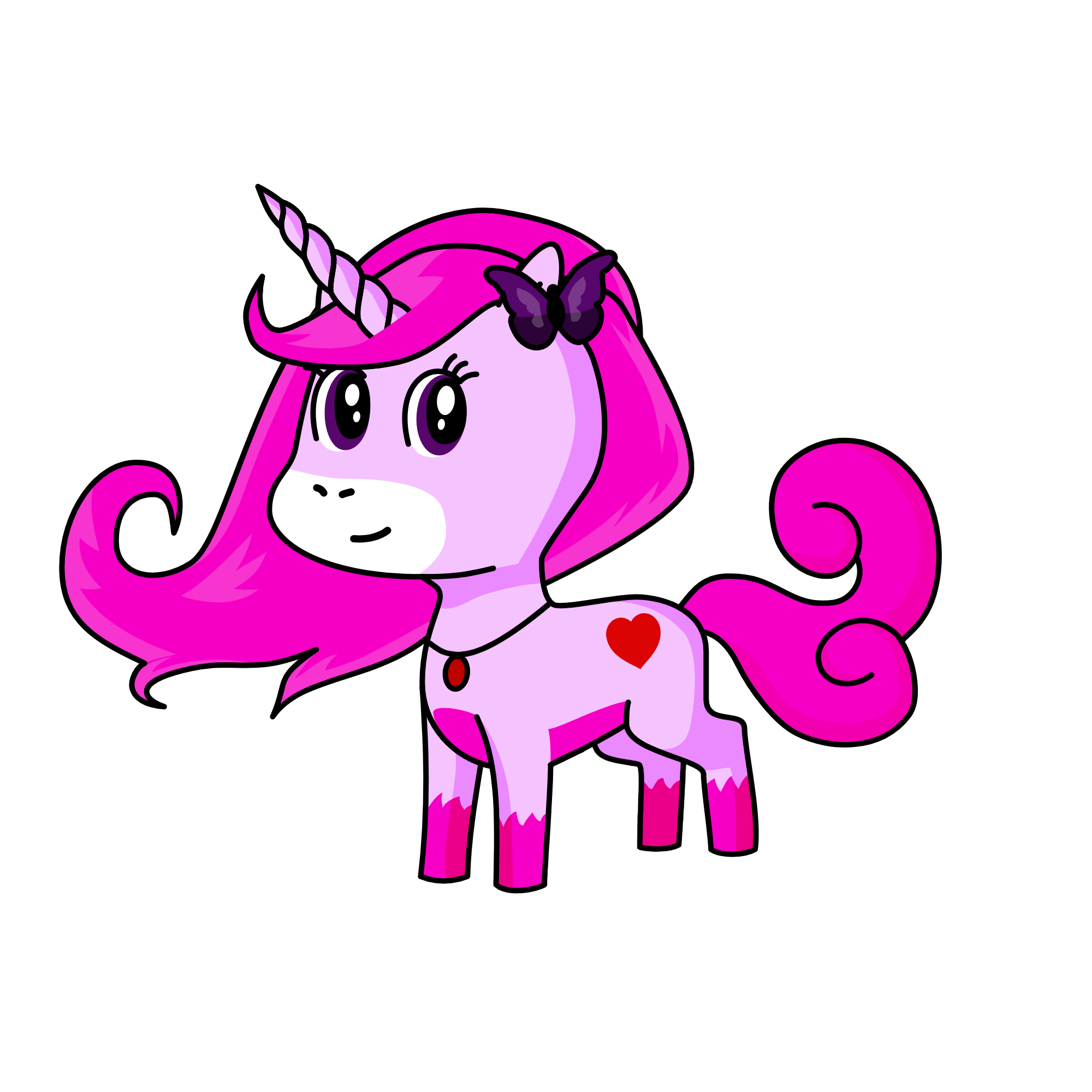Cotton candy, the unicorn
