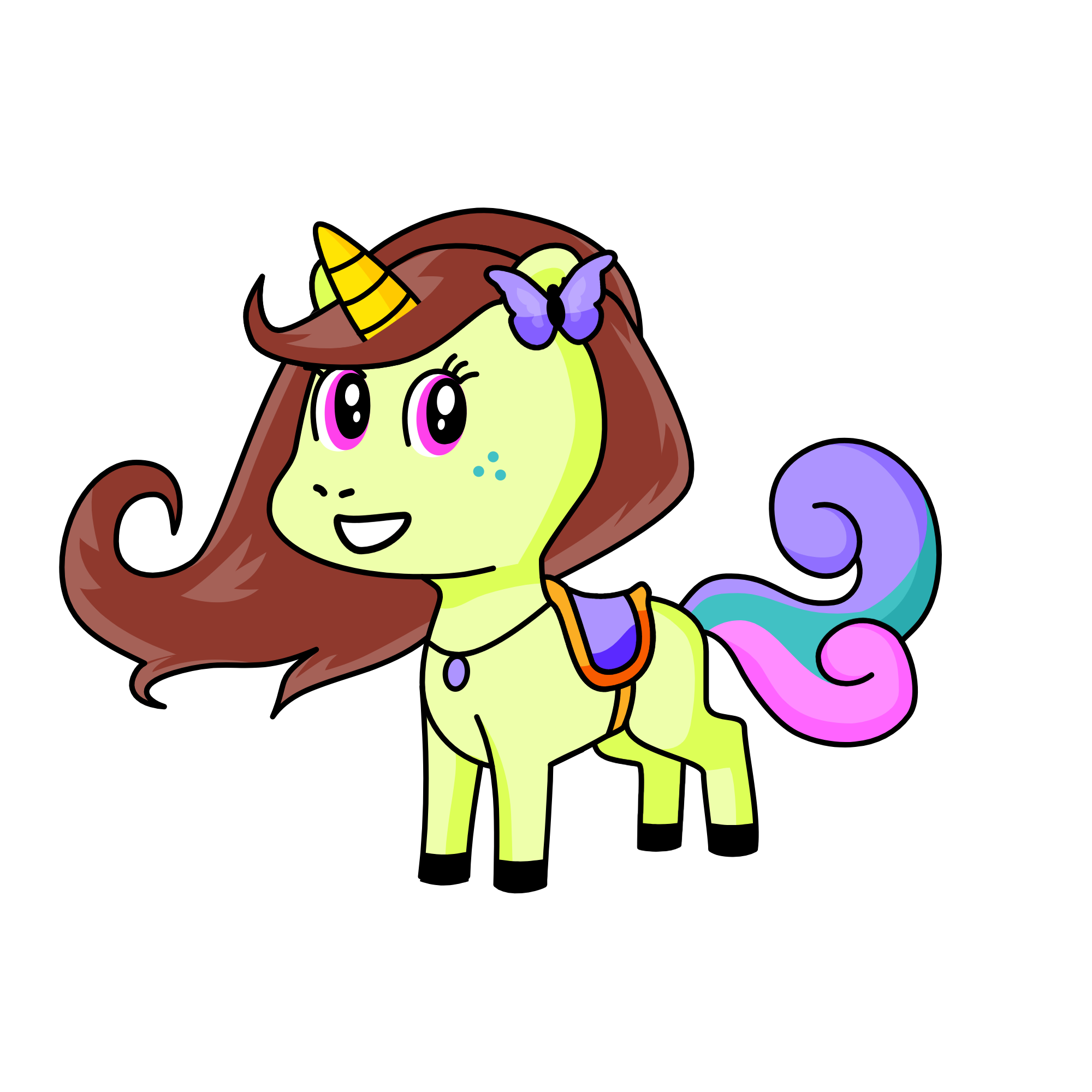 Crystal Snow, the unicorn