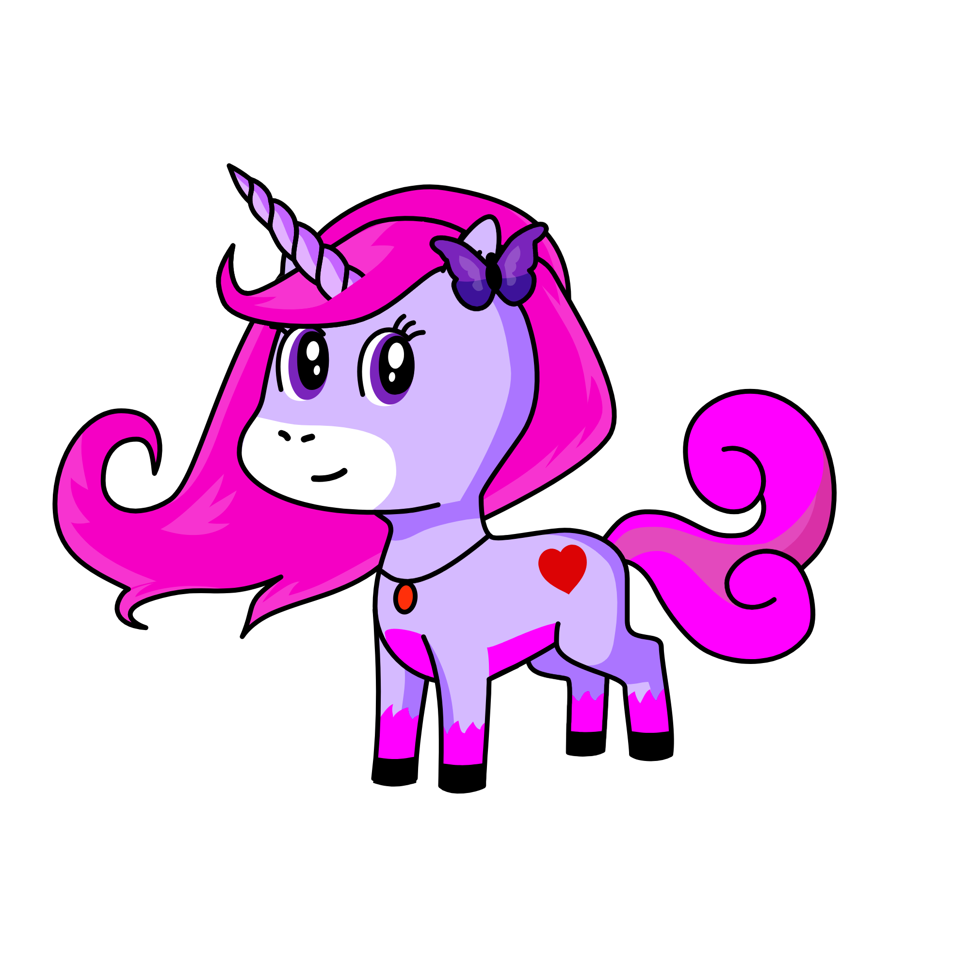 Cotton candy, the unicorn