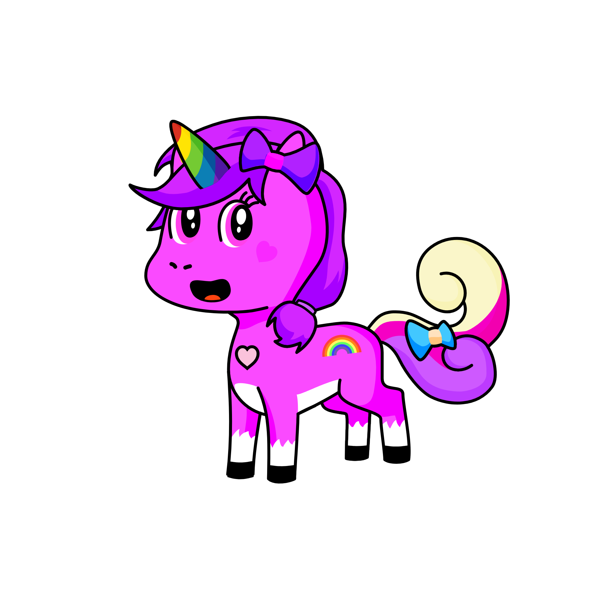Pinky Unicorn, the unicorn