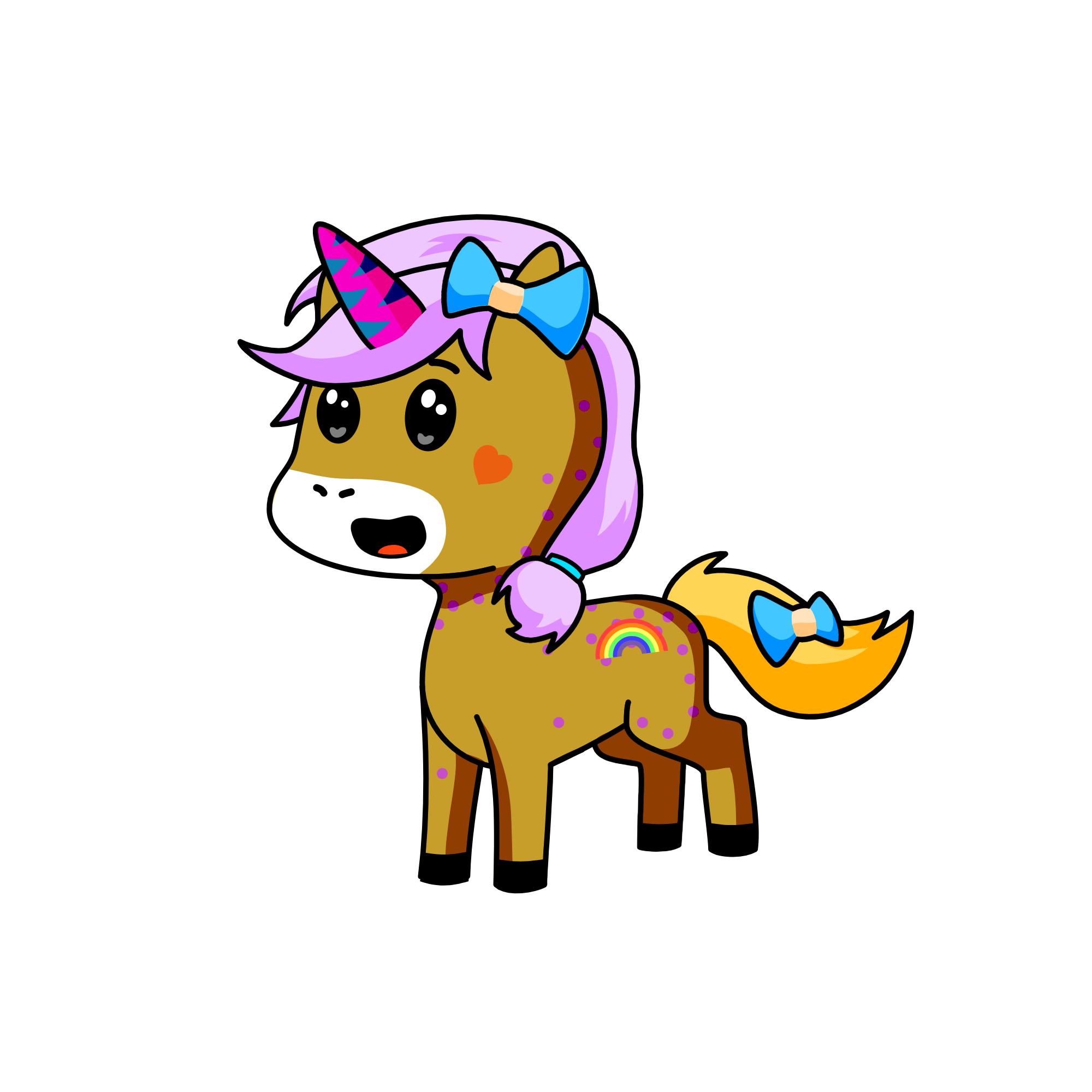 ll Donut - unicorn ll, the unicorn