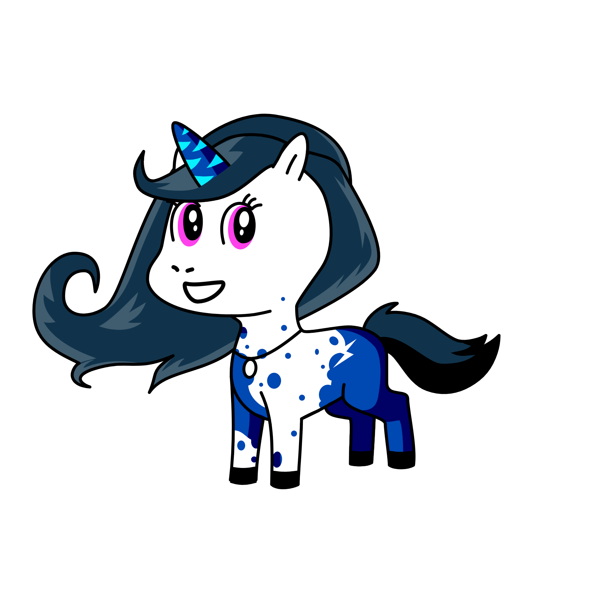 Moonlight, the unicorn