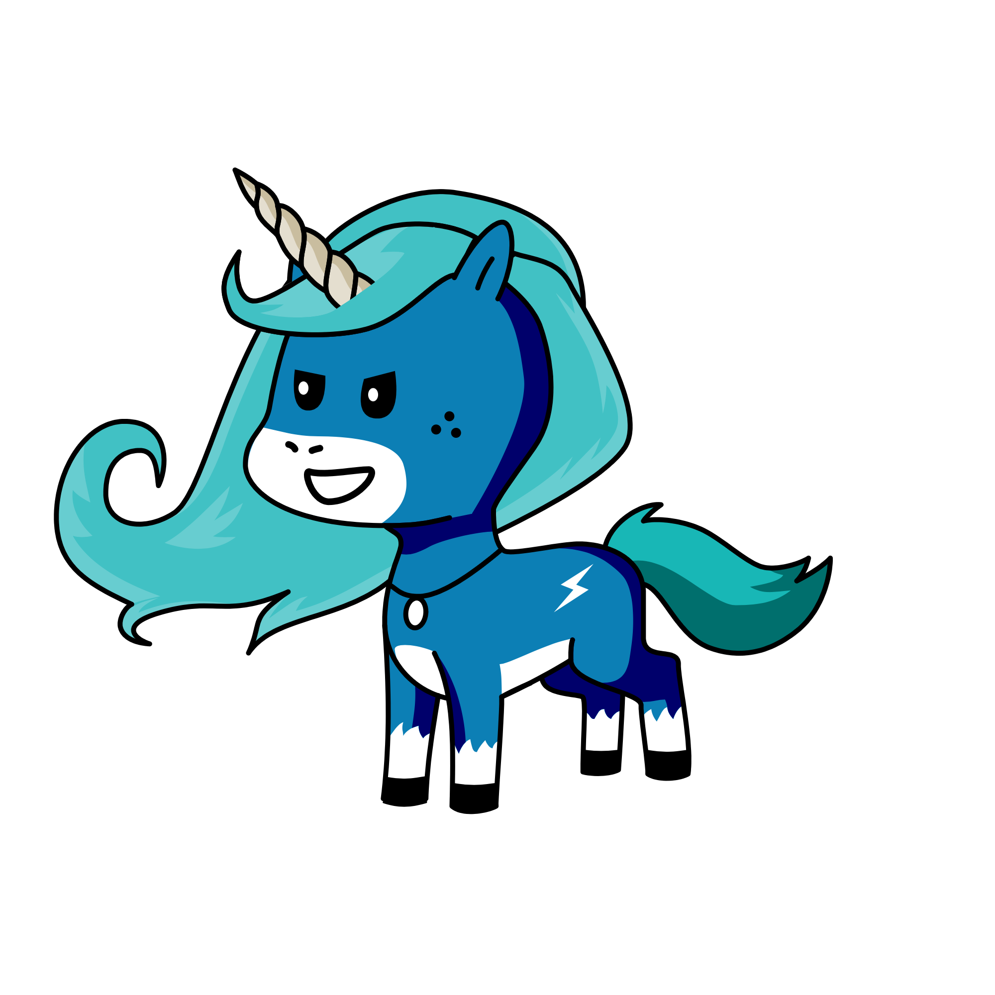 Icy, the unicorn