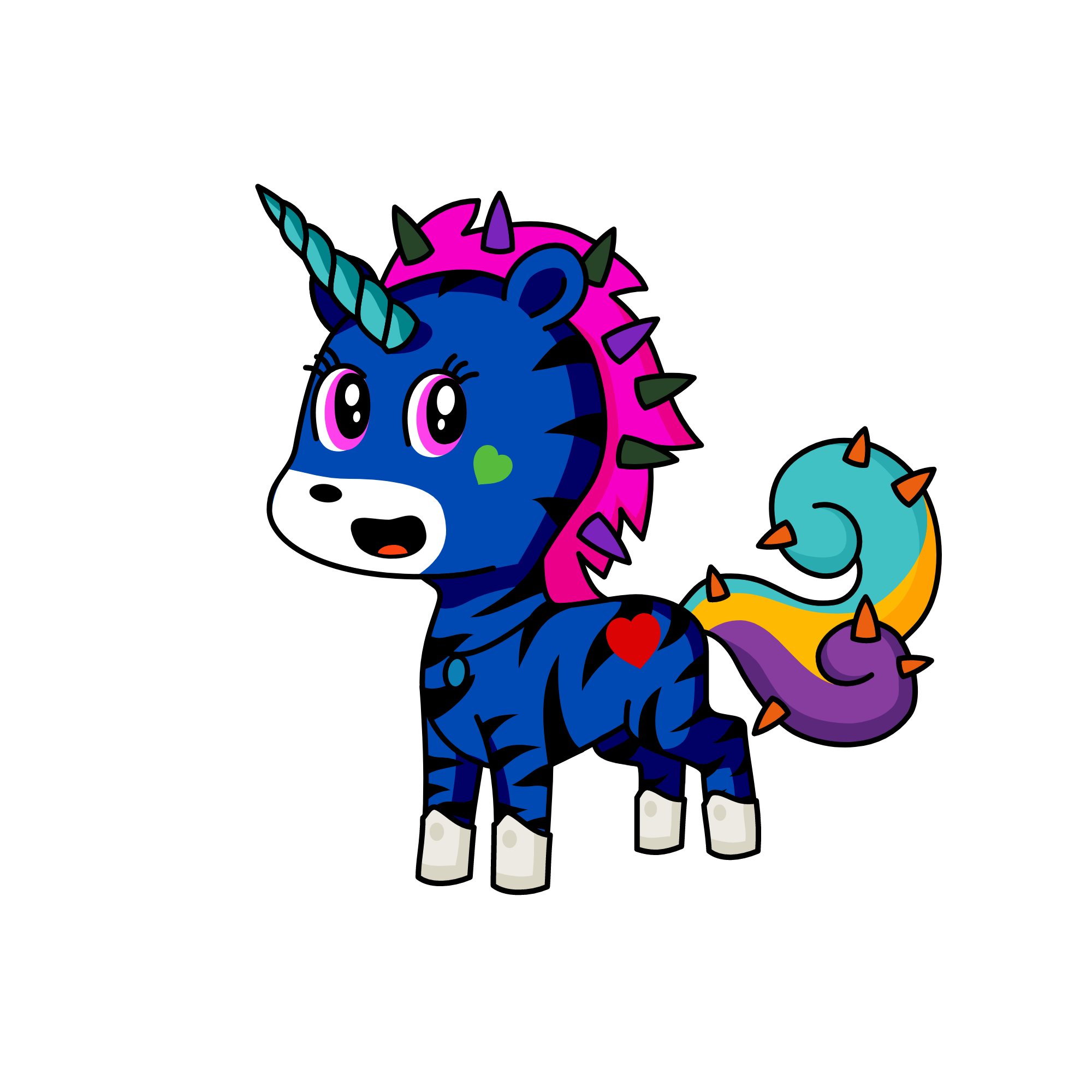 kk, the unicorn