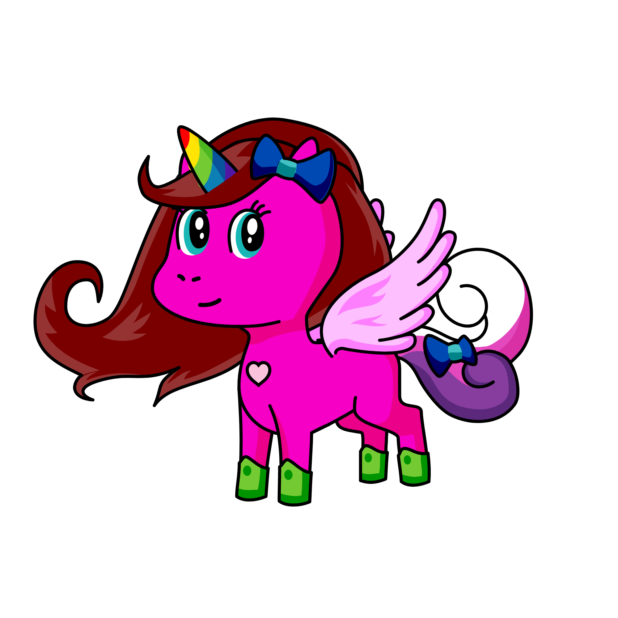 PINKY , the unicorn